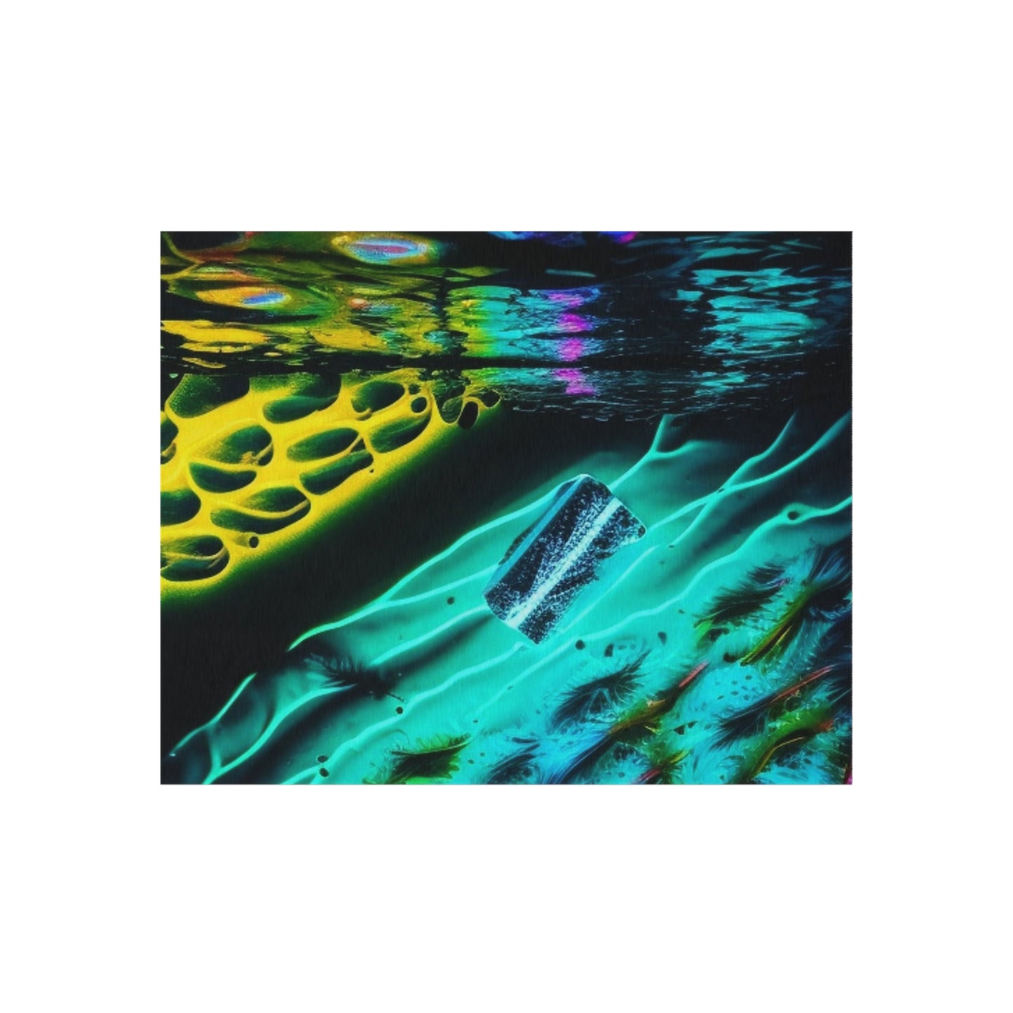 Outdoor Rug  Florescent Glow 2