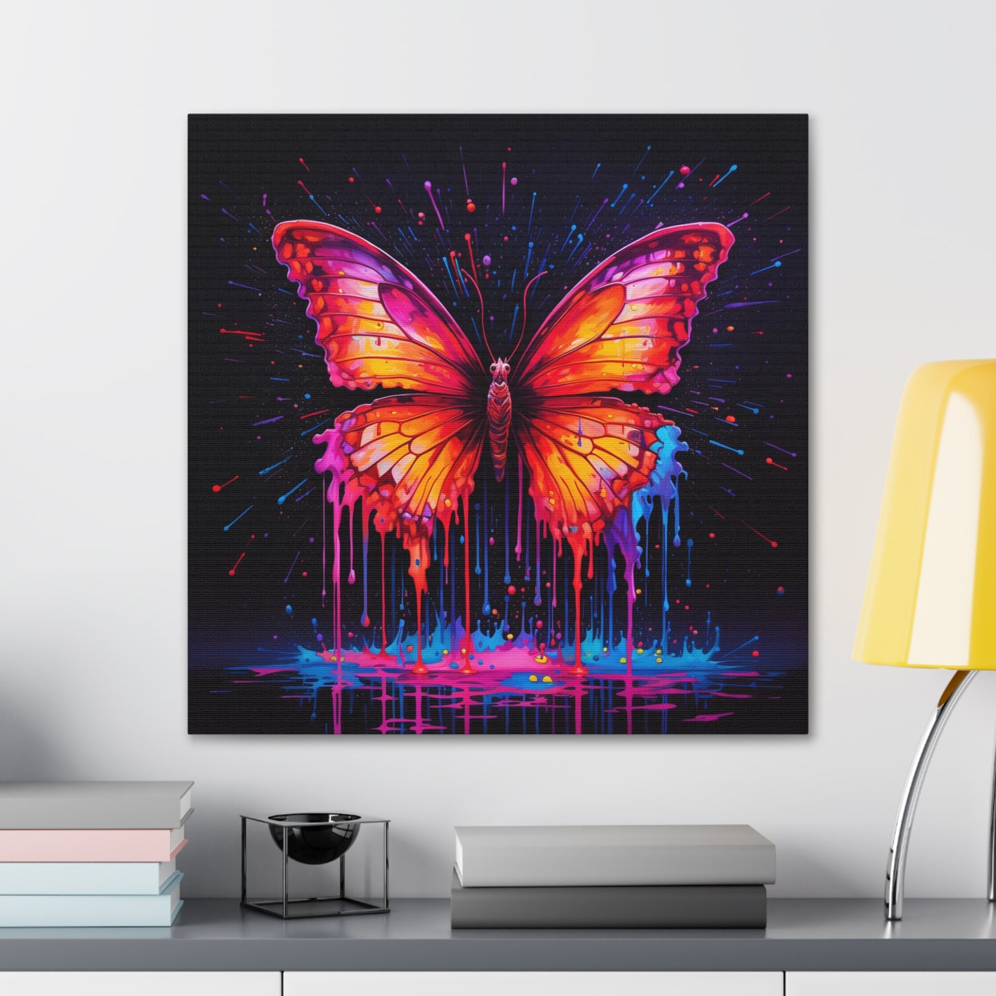 Canvas Gallery Wraps Pink Butterfly Flair 4