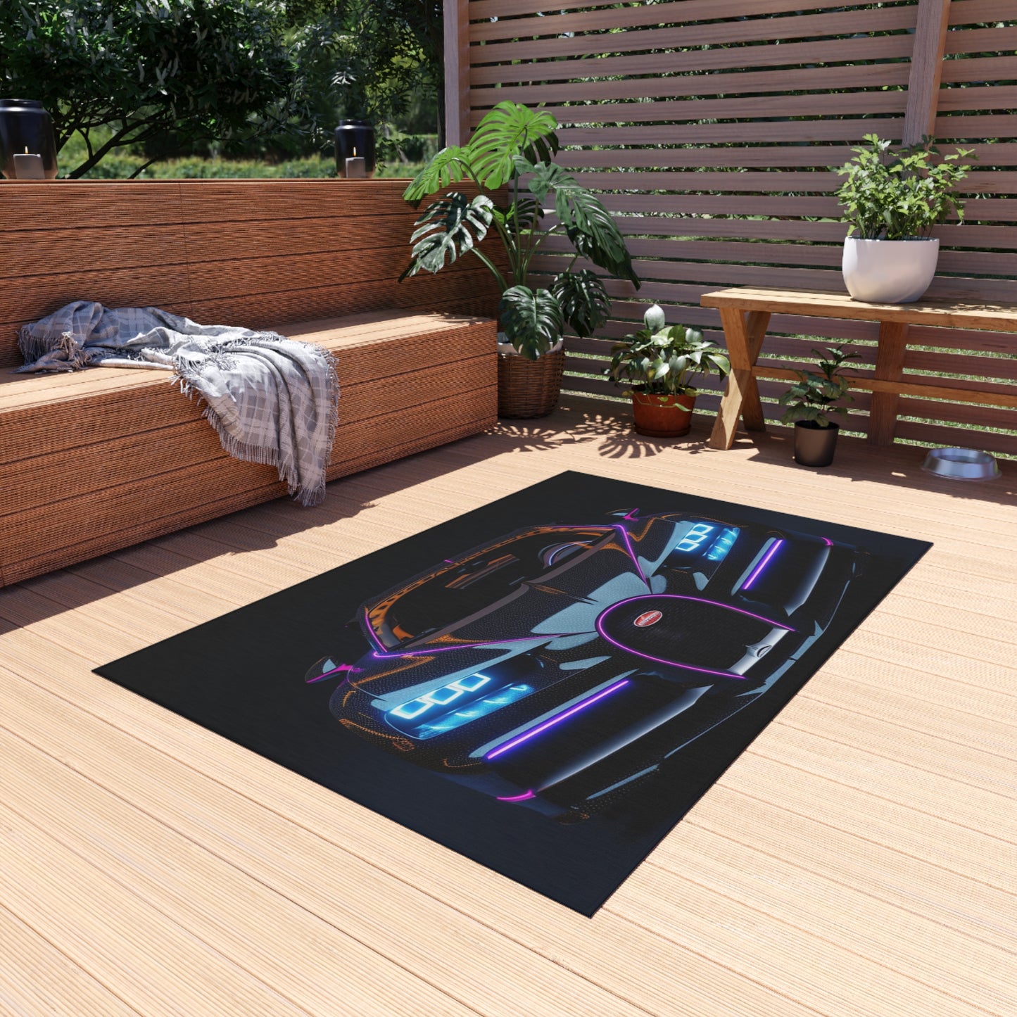 Outdoor Rug  Hyper Bugatti Chiron 2