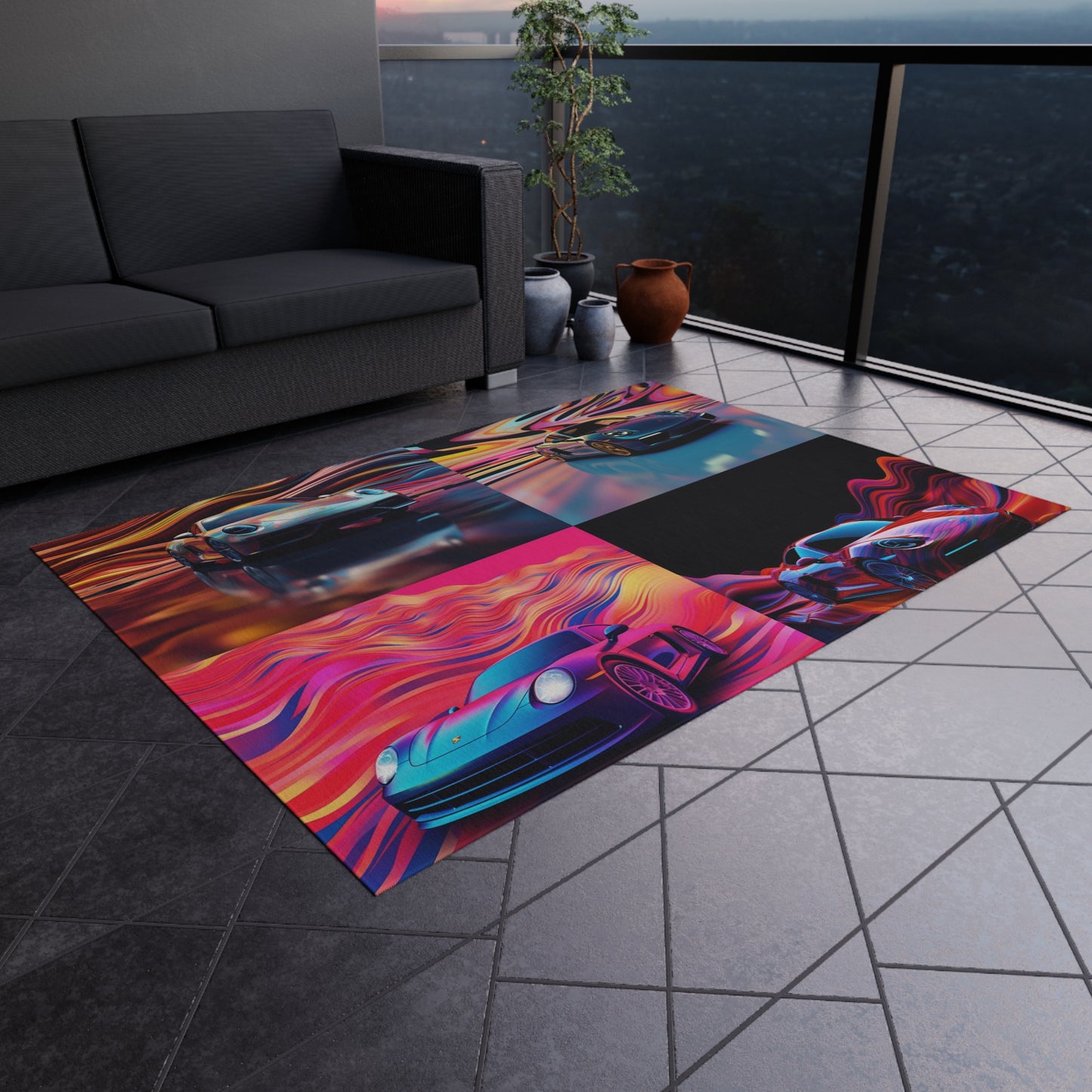 Outdoor Rug  Porsche Water Fusion 5