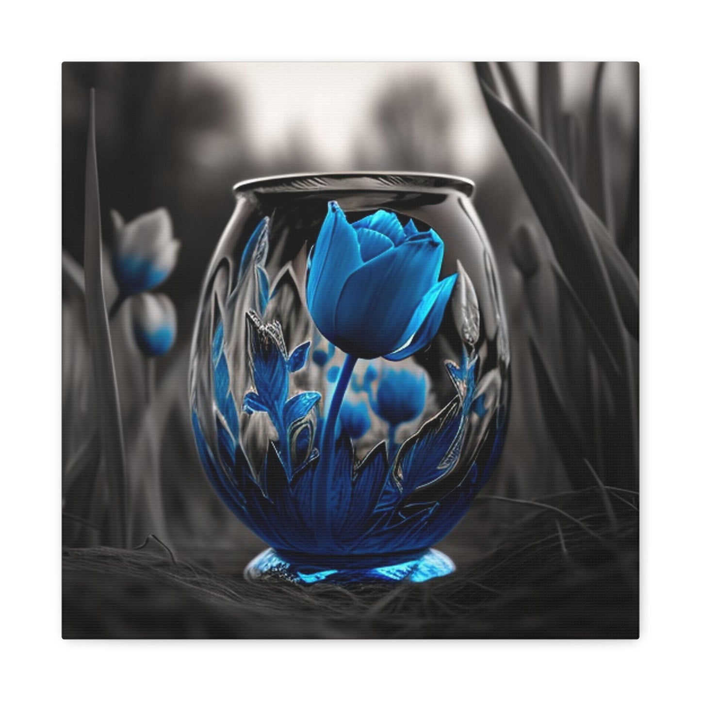 Canvas Gallery Wraps Tulip Blue 2