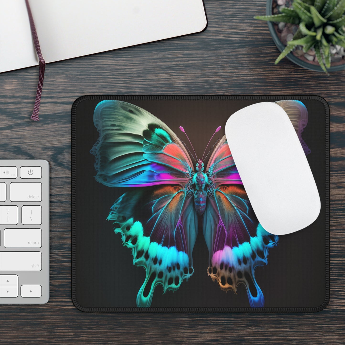 Gaming Mouse Pad  Raw Hyper Color Butterfly 2
