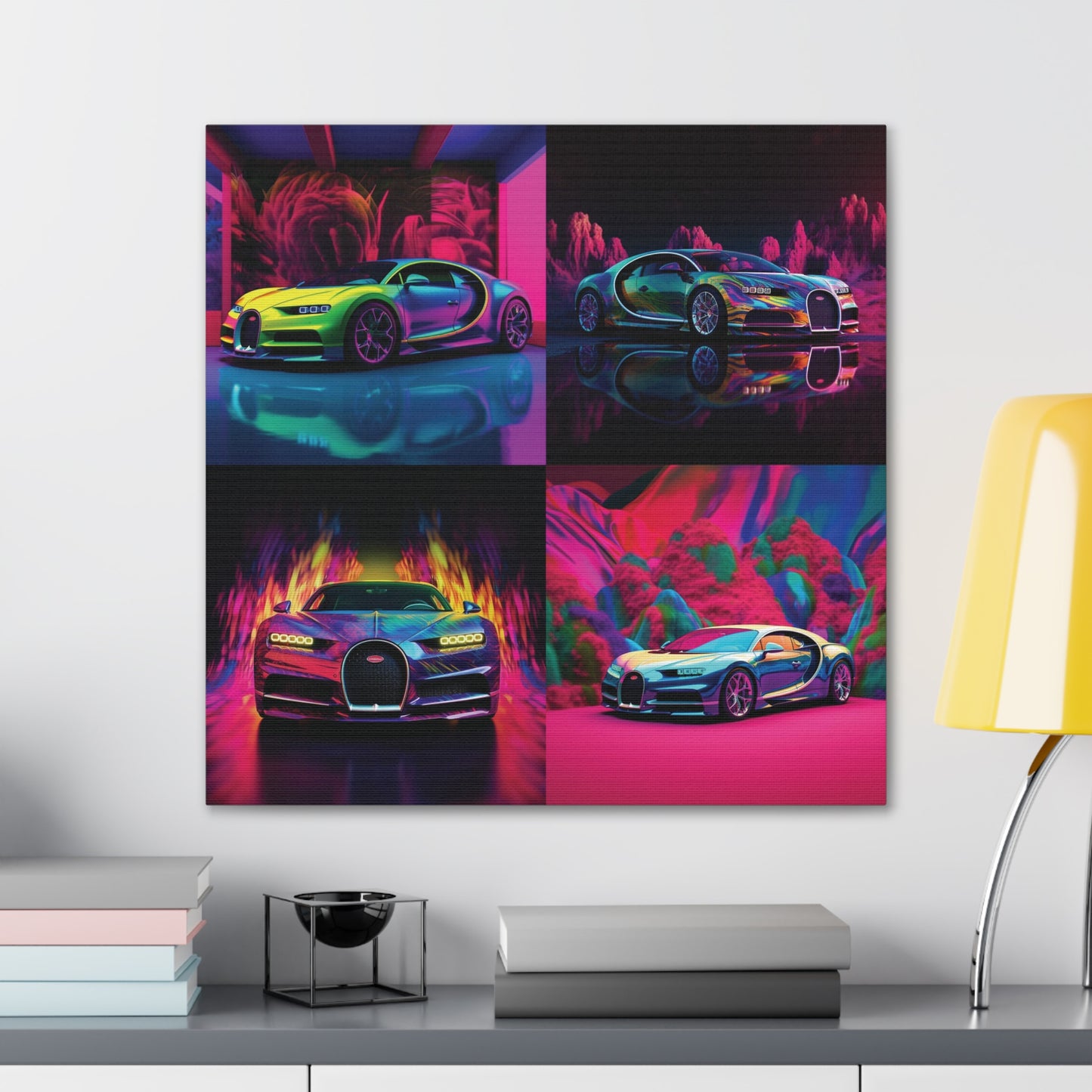 Canvas Gallery Wraps Florescent Bugatti Flair 5