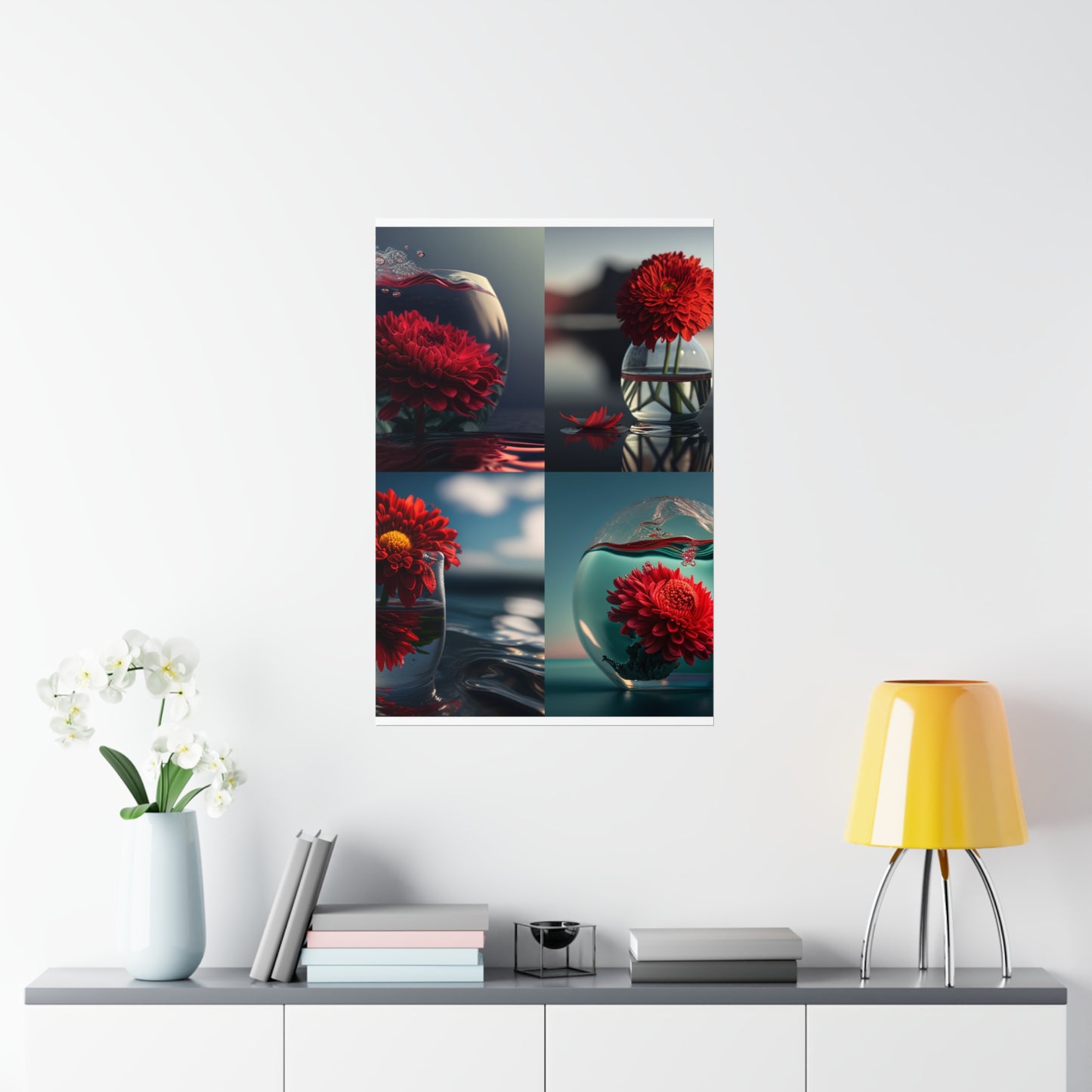 Premium Matte Vertical Posters Chrysanthemum 5