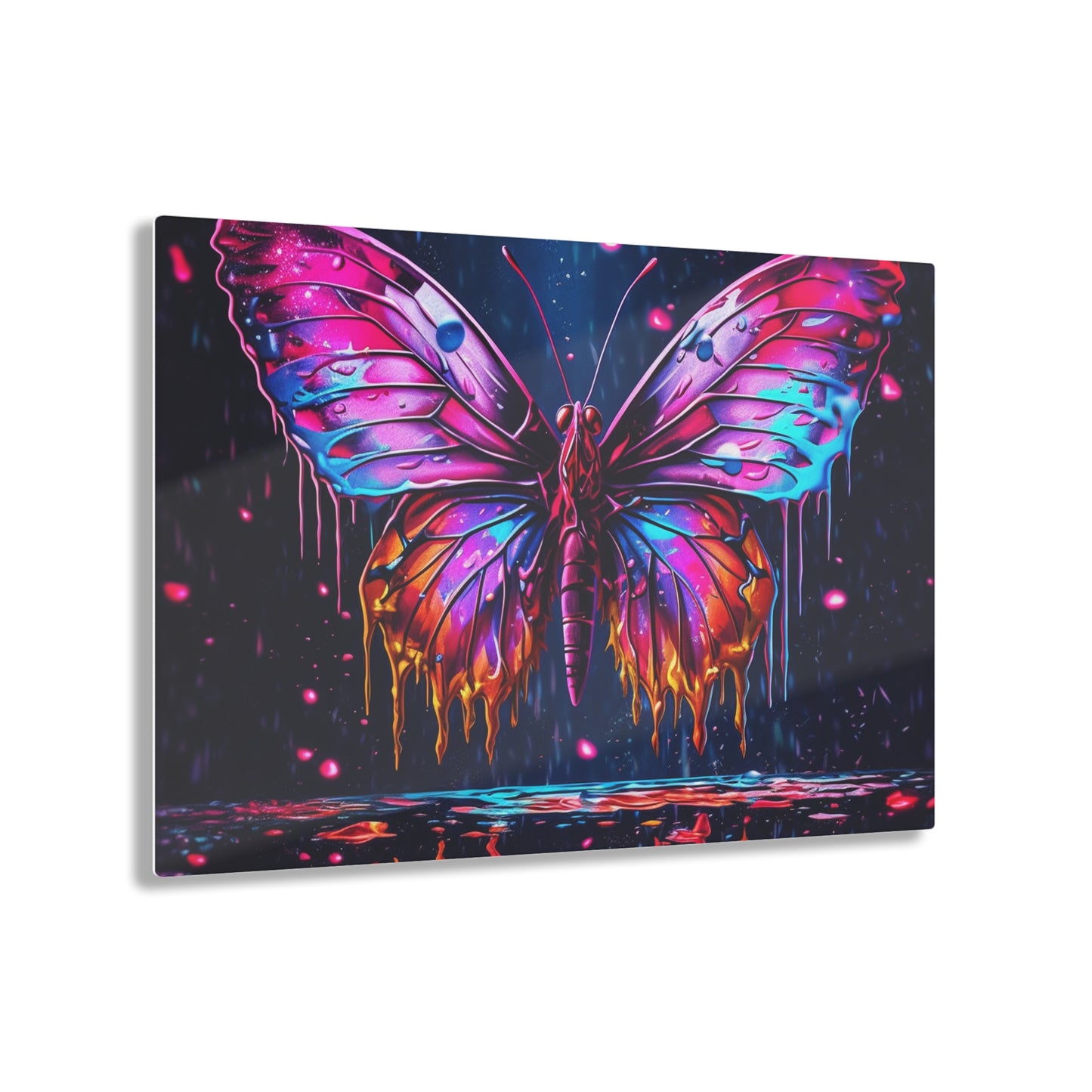 Acrylic Prints Pink Butterfly Flair 2