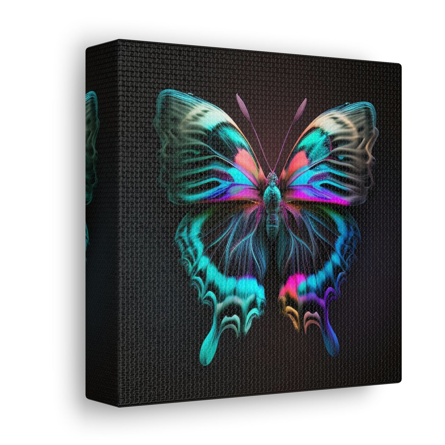 Canvas Gallery Wraps Neon Butterfly Fusion 3