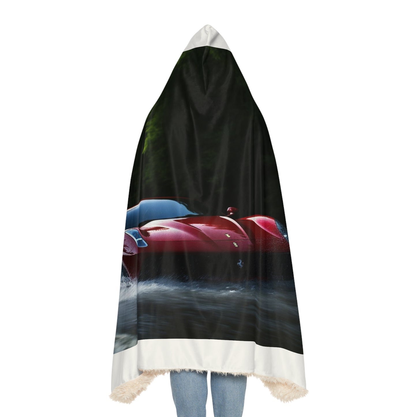 Snuggle Hooded Blanket Water Ferrari Splash 1