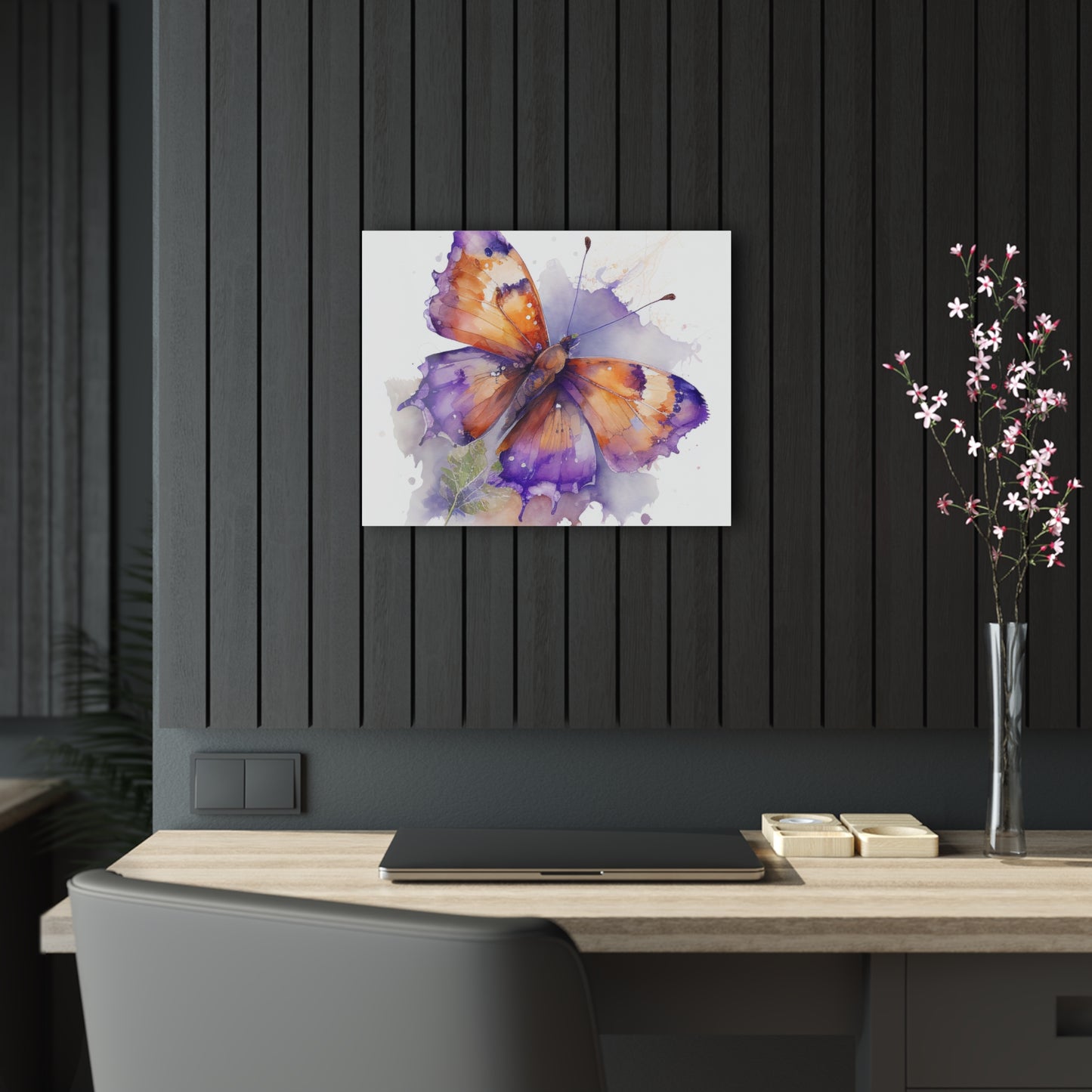 Acrylic Prints MerlinRose Watercolor Butterfly 2