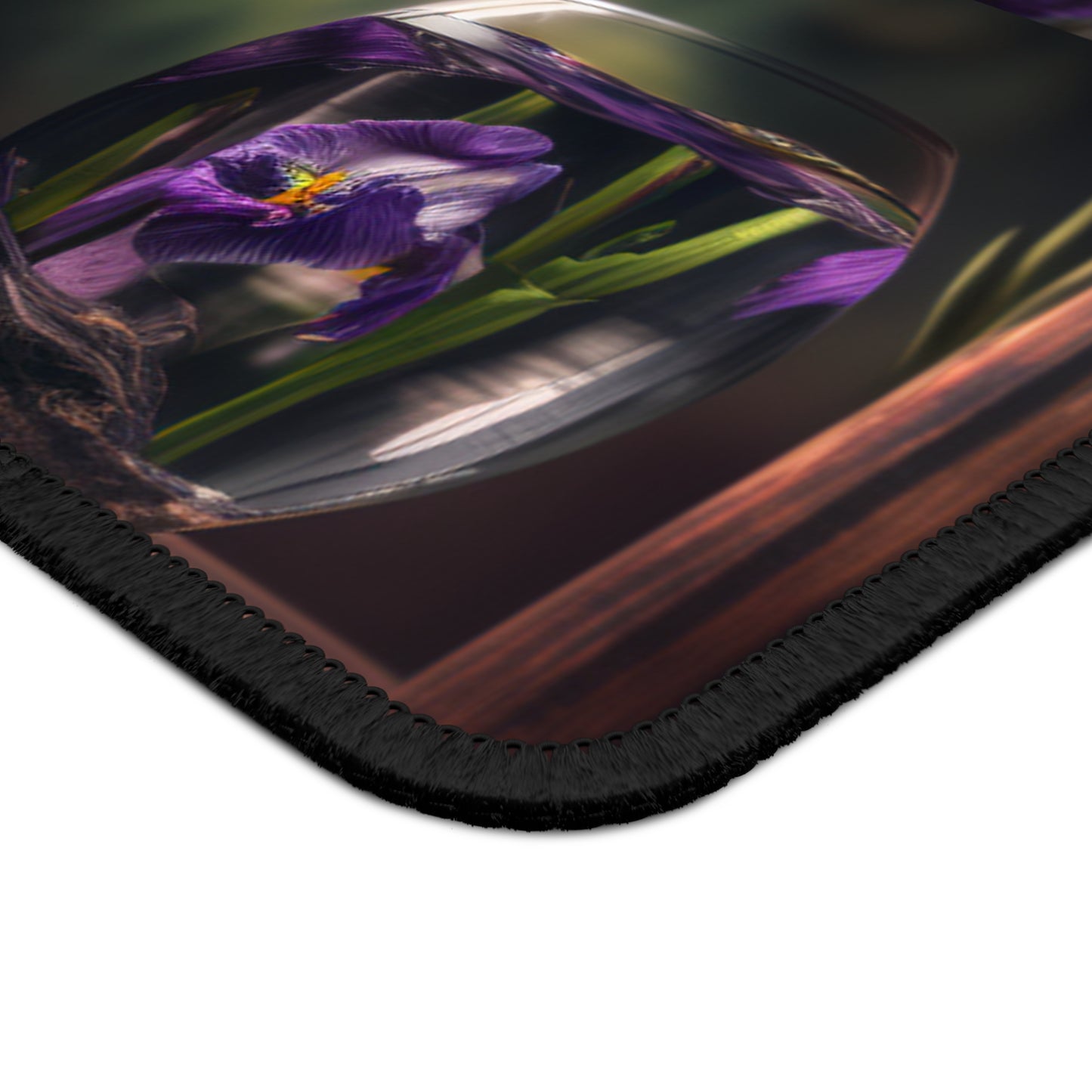 Gaming Mouse Pad  Purple Iris in a vase 5