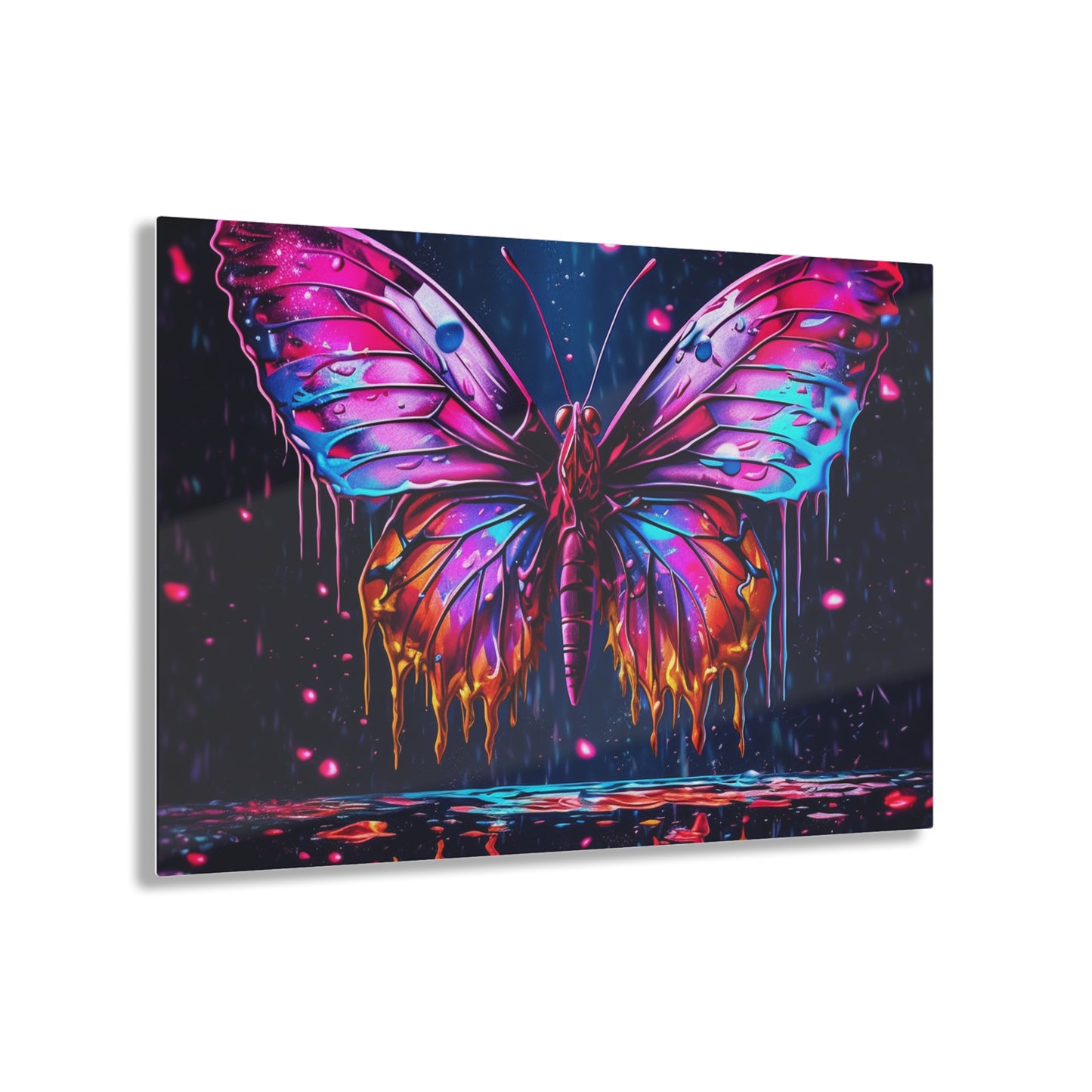 Acrylic Prints Pink Butterfly Flair 2