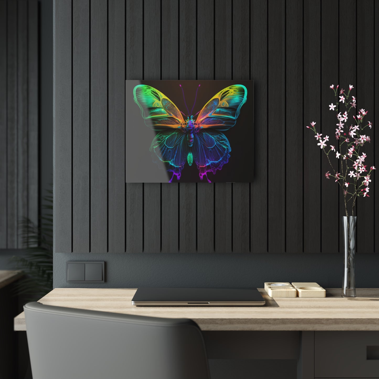 Acrylic Prints Raw Hyper Color Butterfly 3