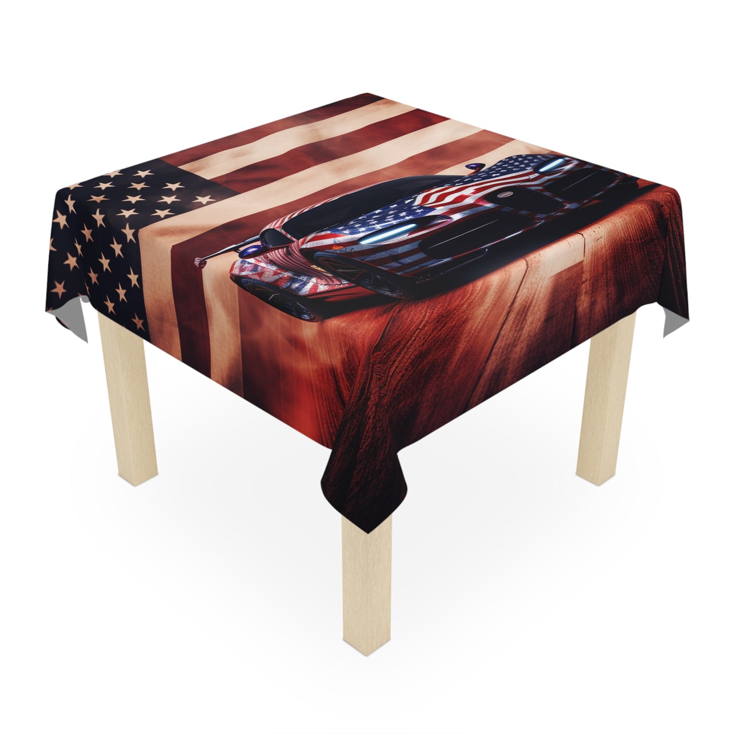 Tablecloth Abstract American Flag Background Bugatti 2