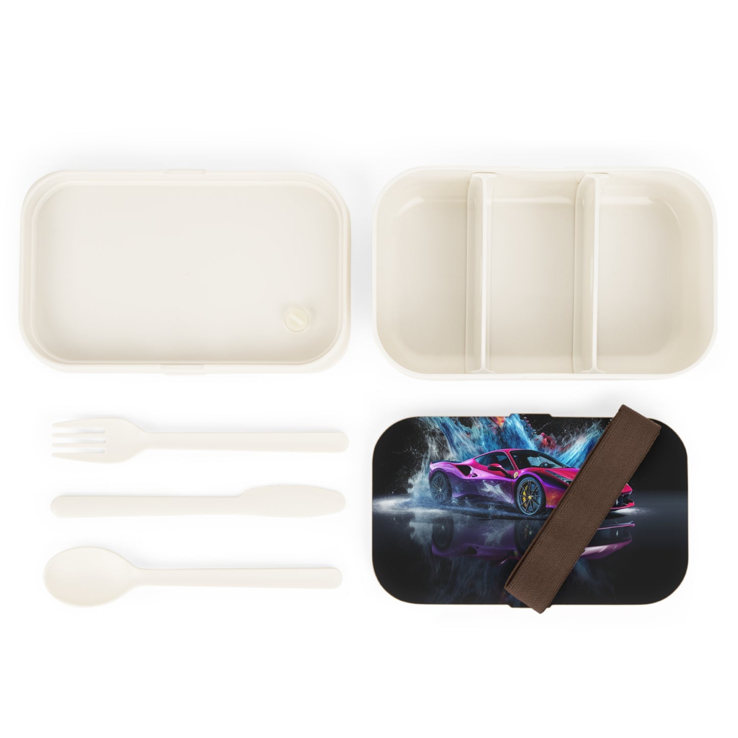 Bento Lunch Box Ferrari Water Splash 4