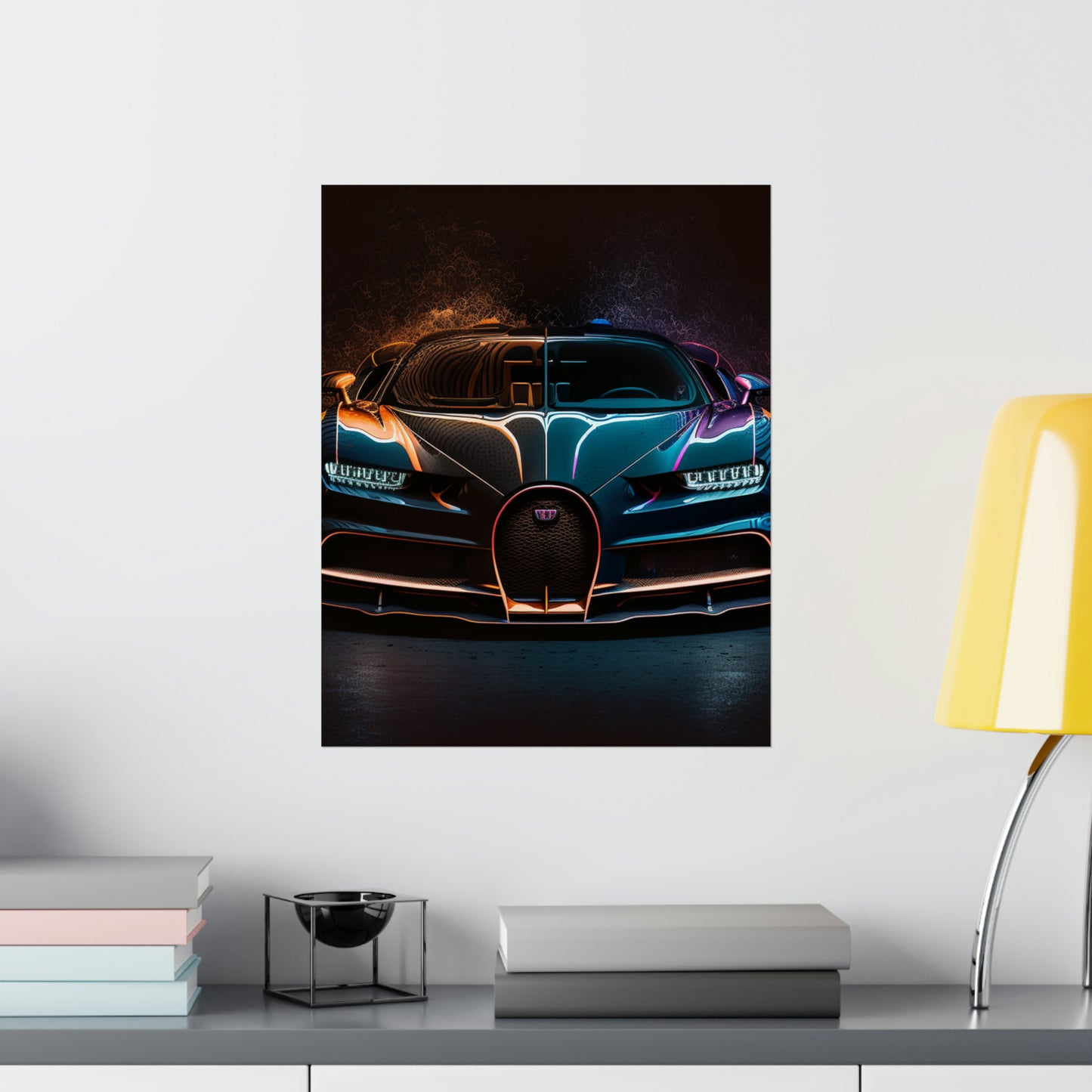 Premium Matte Vertical Posters Bugatti Chiron Super 3