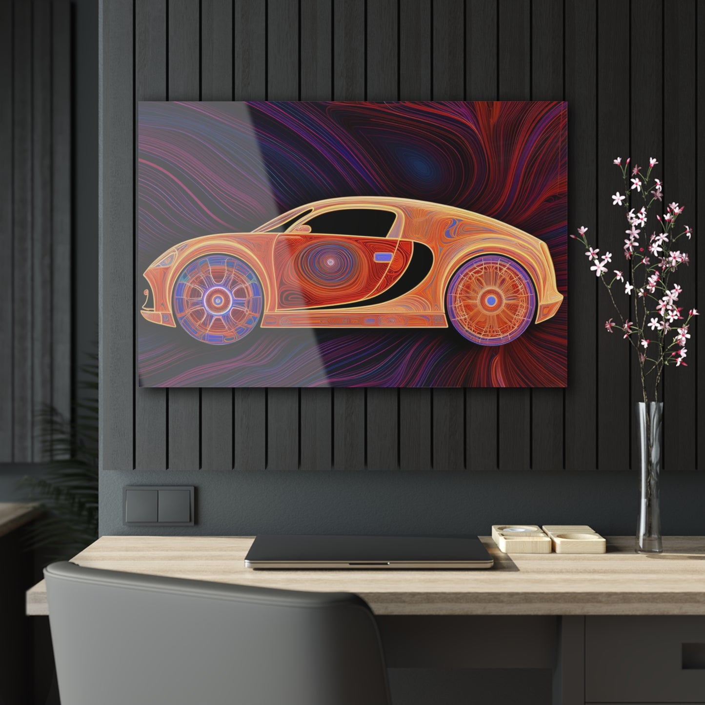 Acrylic Prints Bugatti Abstract Concept 2