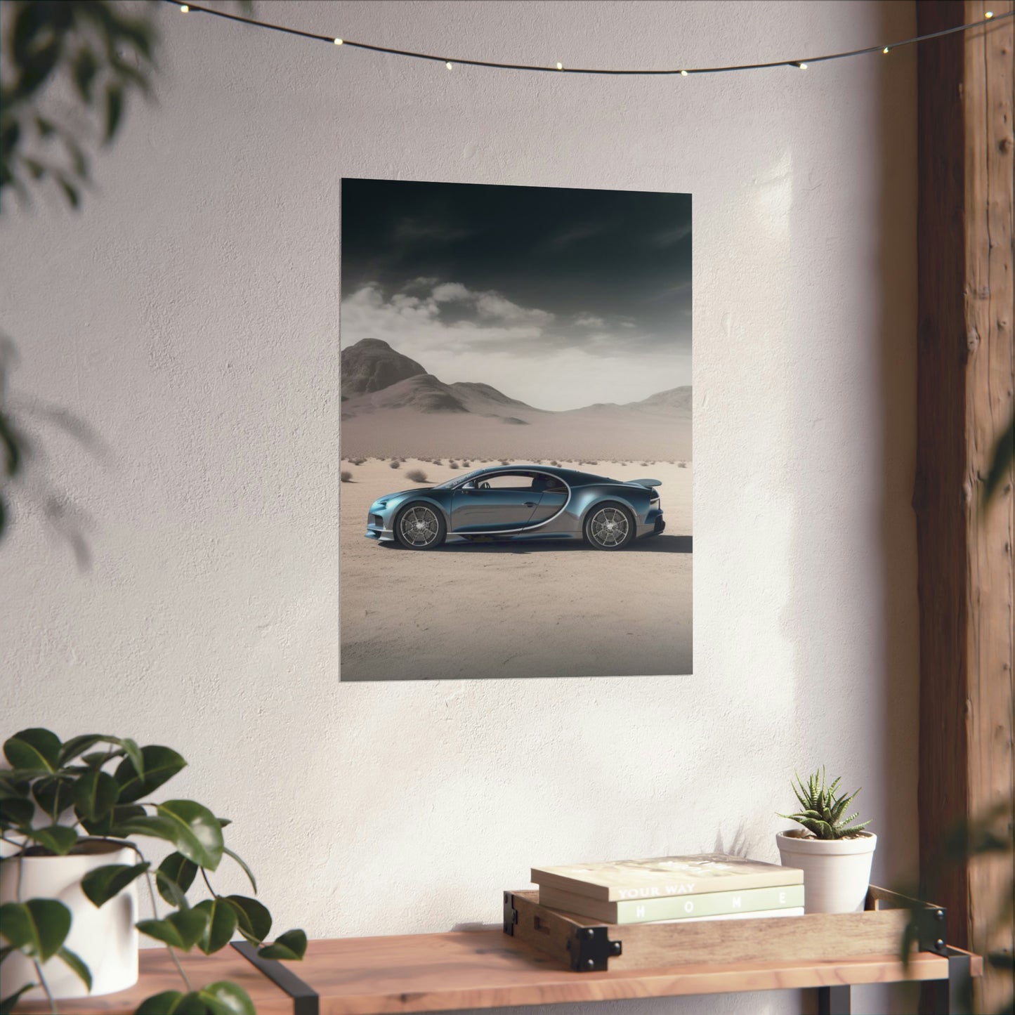 Premium Matte Vertical Posters Bugatti Real Look 1