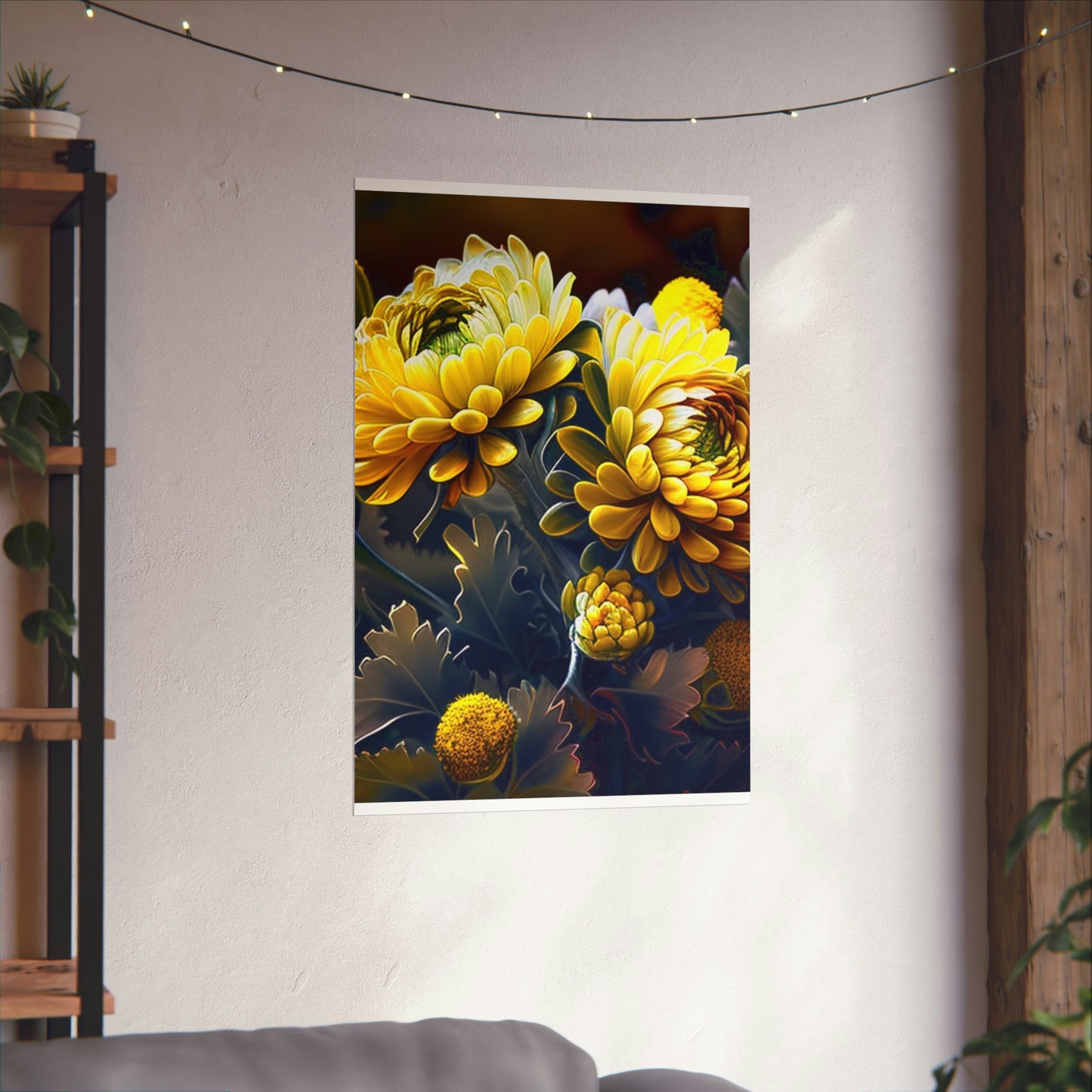 Premium Matte Vertical Posters Yellow Hermosas Flores Amarillas 3