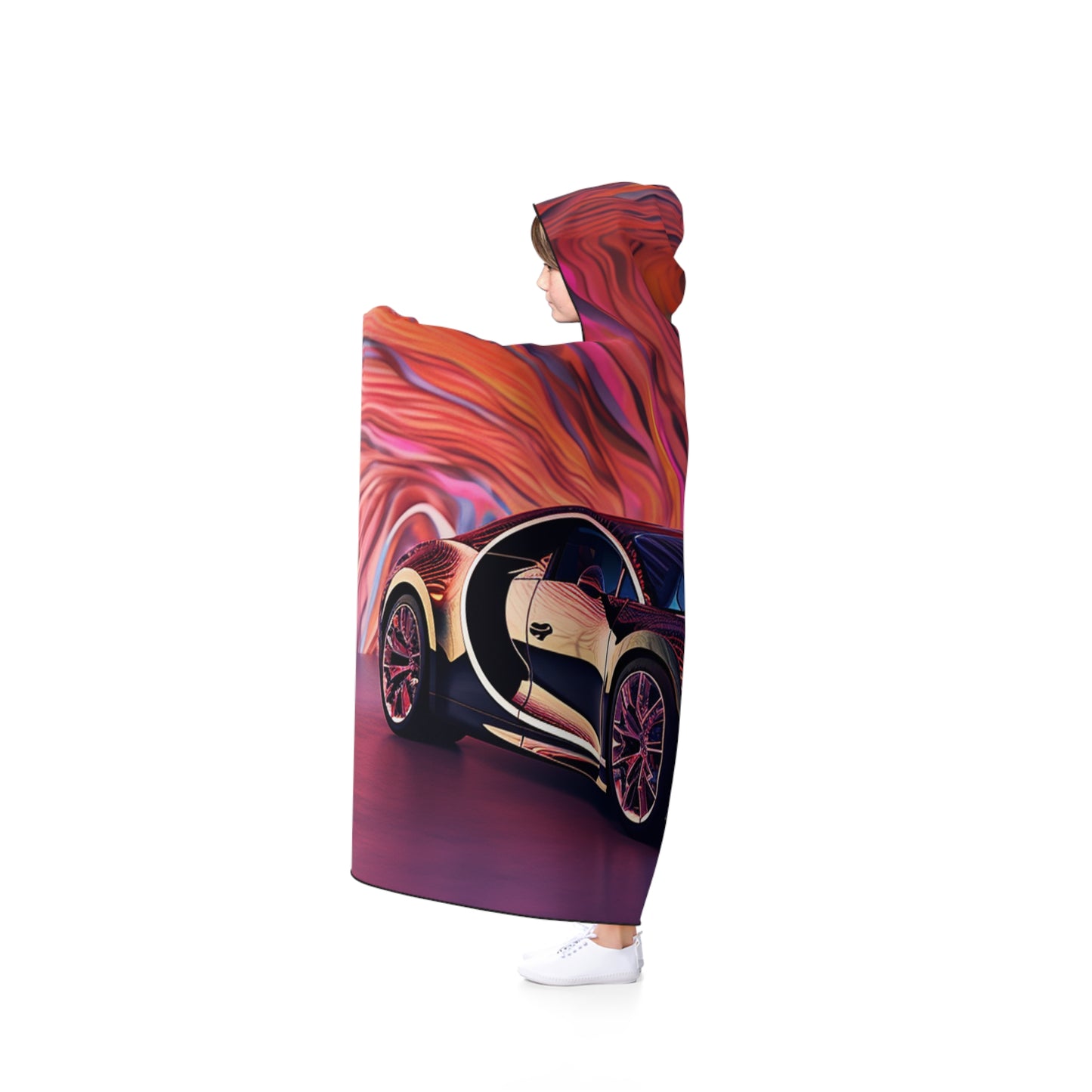 Hooded Blanket Bugatti Abstract Flair 4