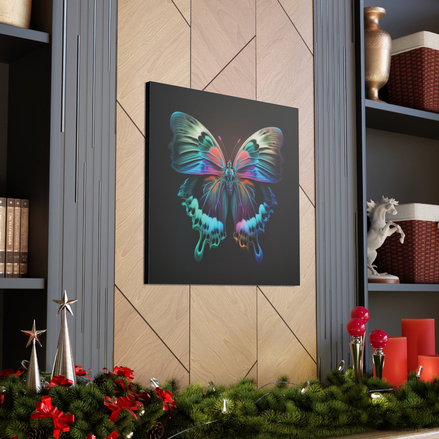 Canvas Gallery Wraps Raw Hyper Color Butterfly 2