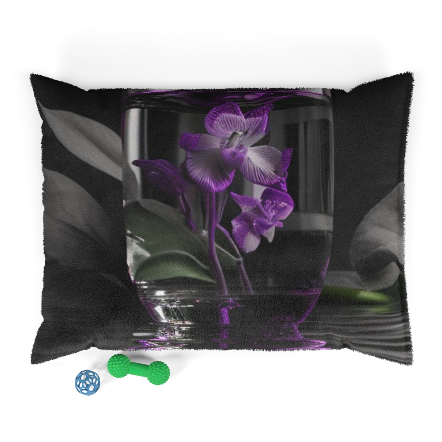 Pet Bed Purple Orchid Glass vase 1