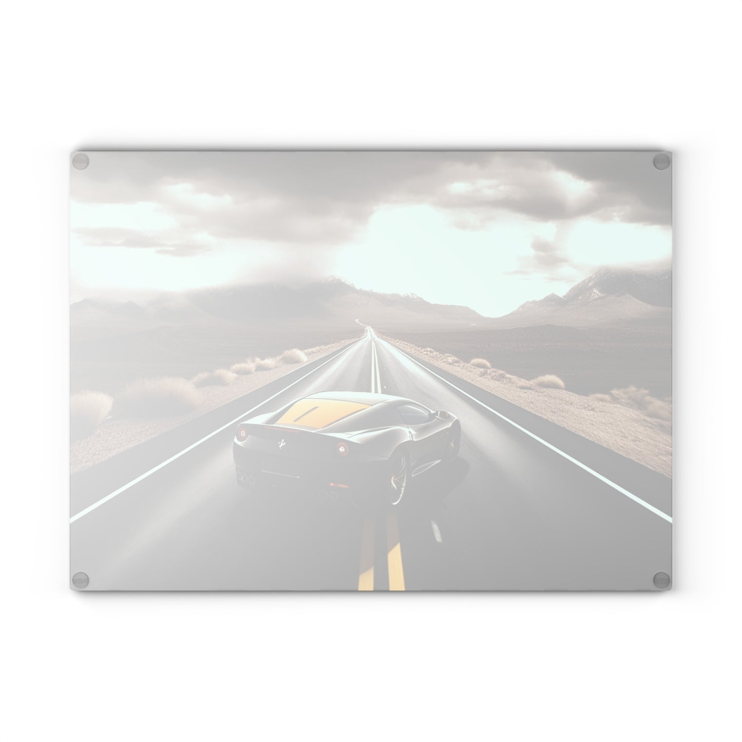 Glass Cutting Board Ferrari Road 4