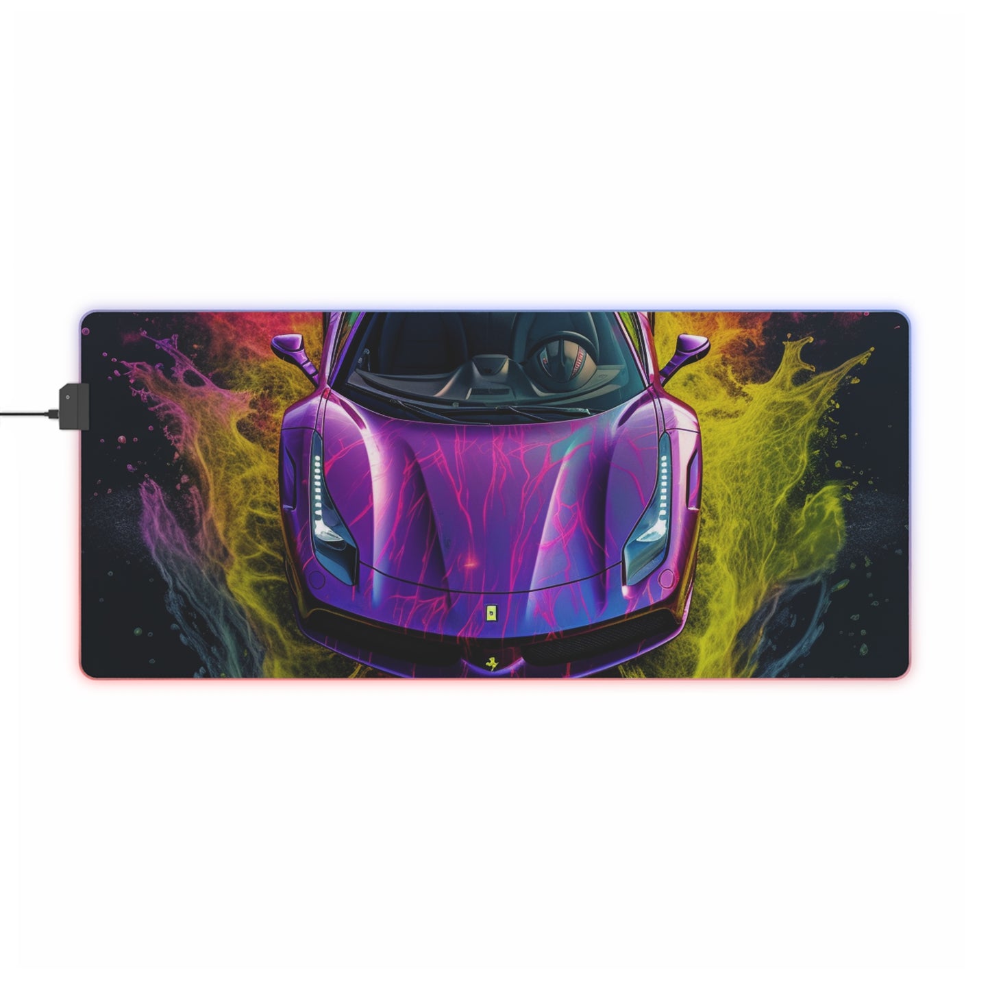 LED Gaming Mouse Pad Farrari Water 3