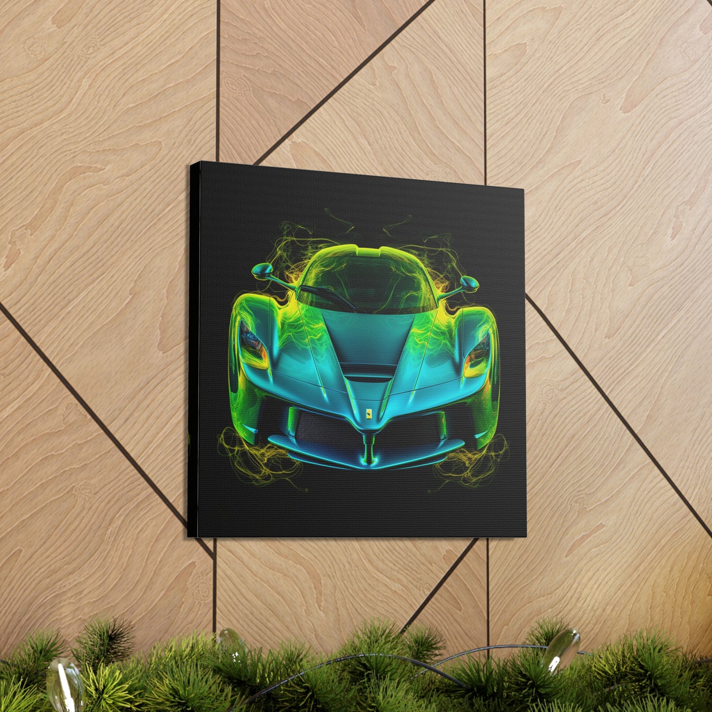 Canvas Gallery Wraps Ferrari Neon 2