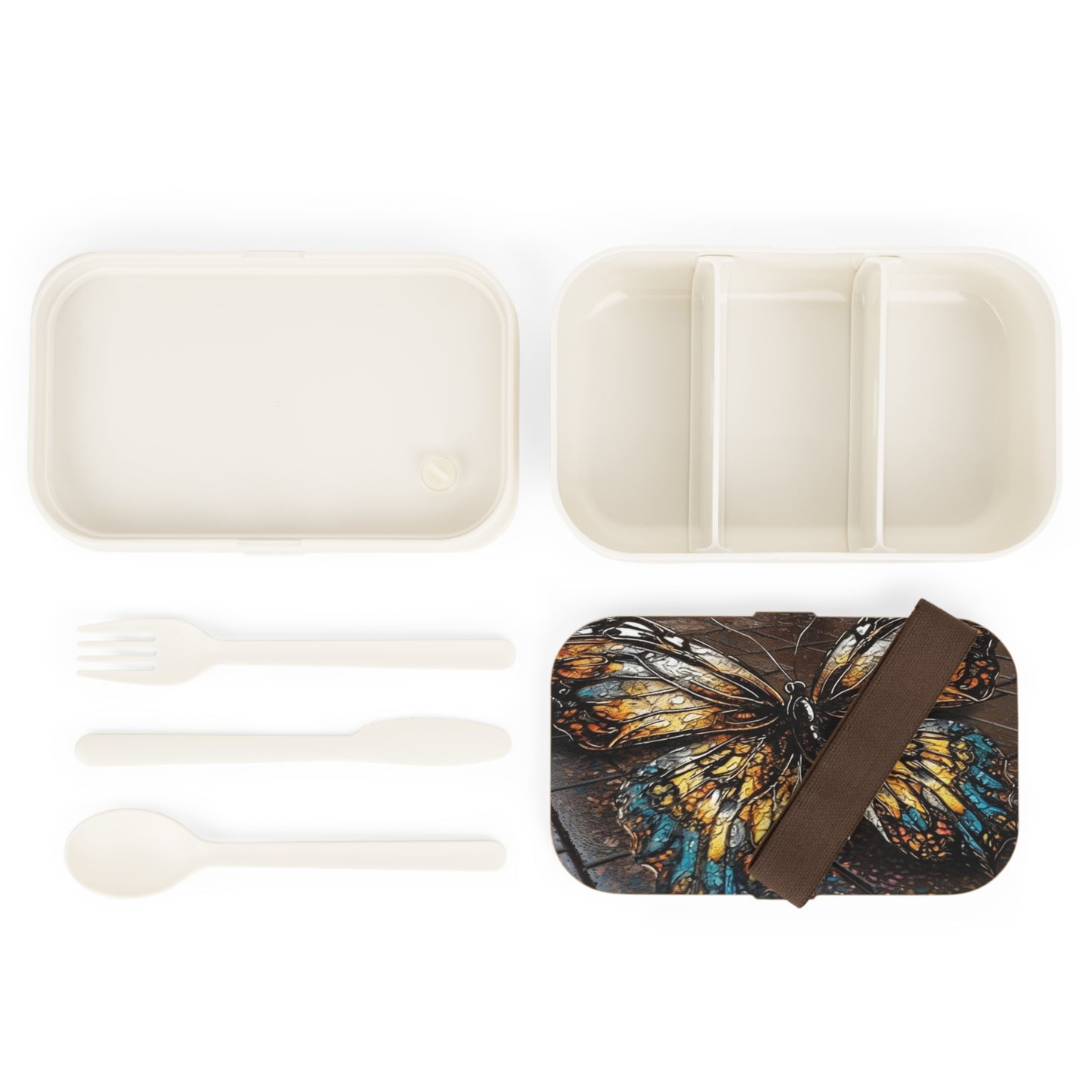 Bento Lunch Box Water Butterfly Street 1