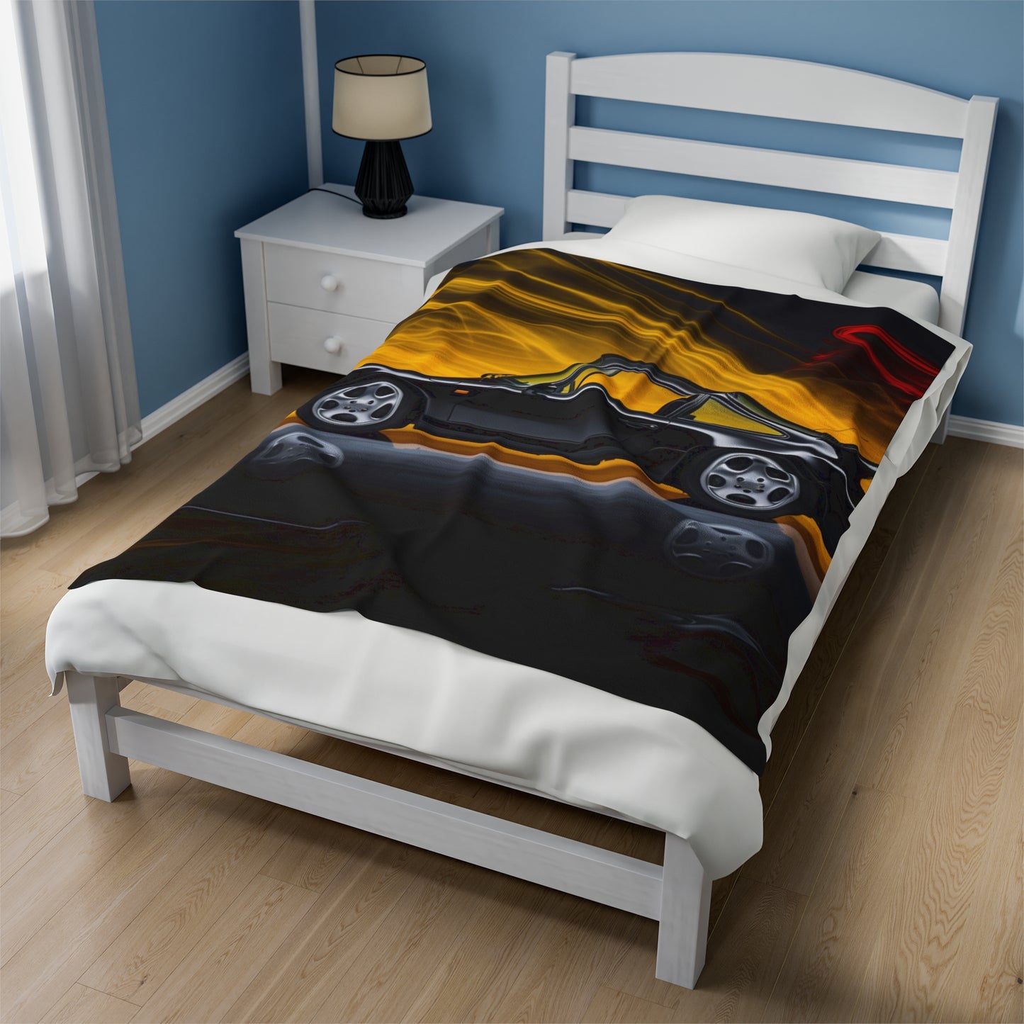 Velveteen Plush Blanket Porsche 933 4