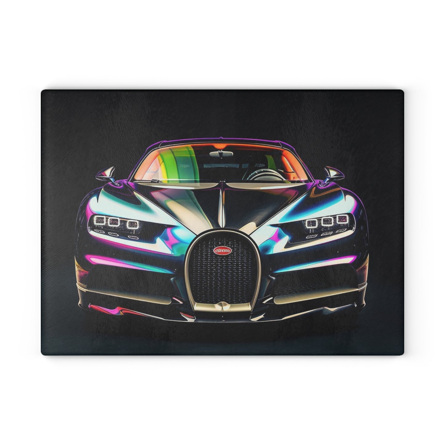Glass Cutting Board Hyper Bugatti Chiron 4