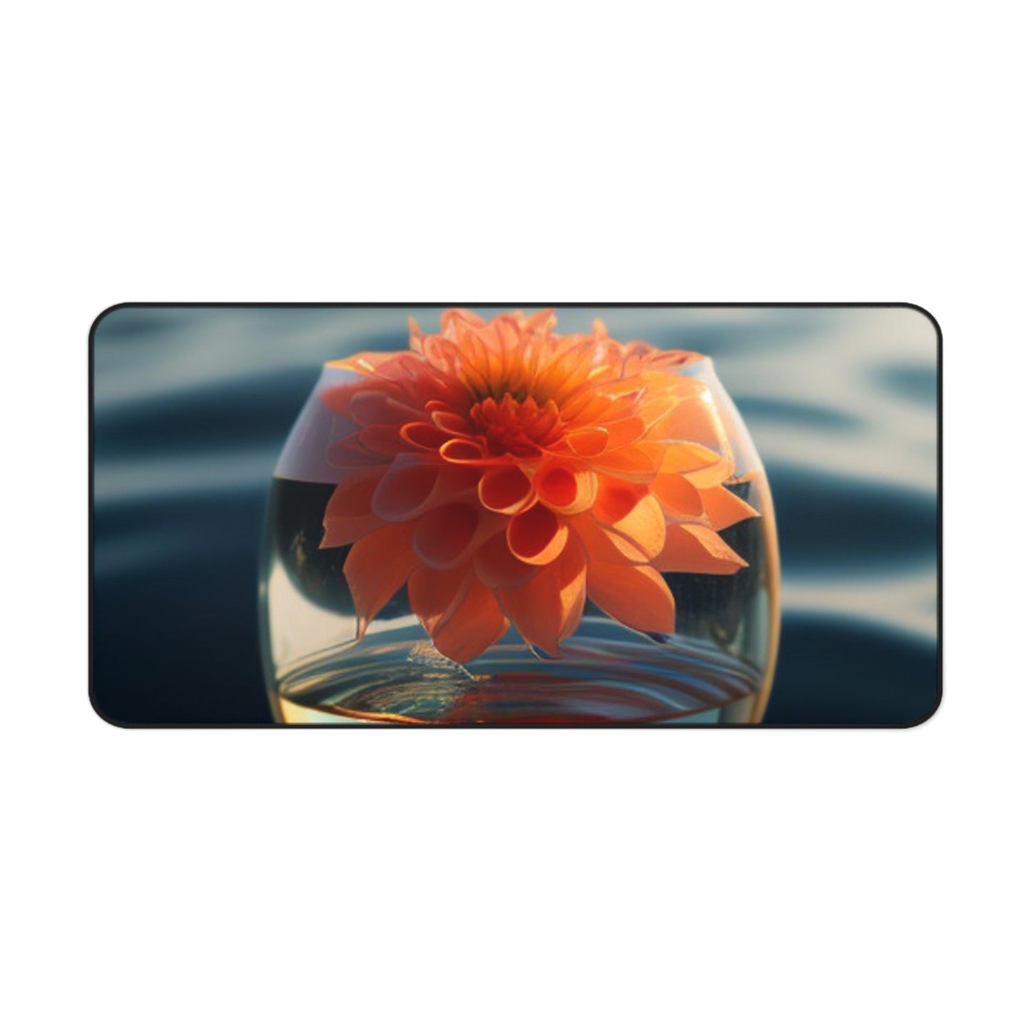 Desk Mat Dahlia Orange 2