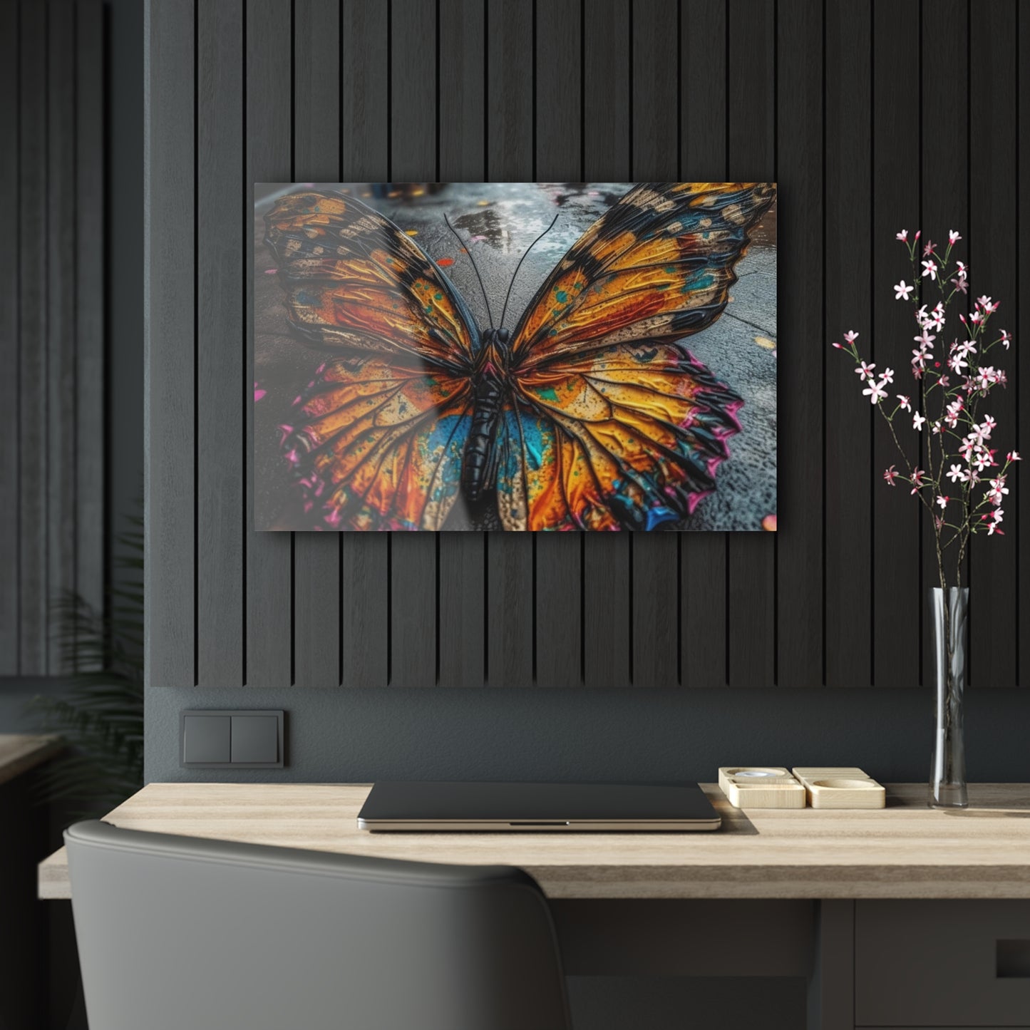 Acrylic Prints Liquid Street Butterfly 1