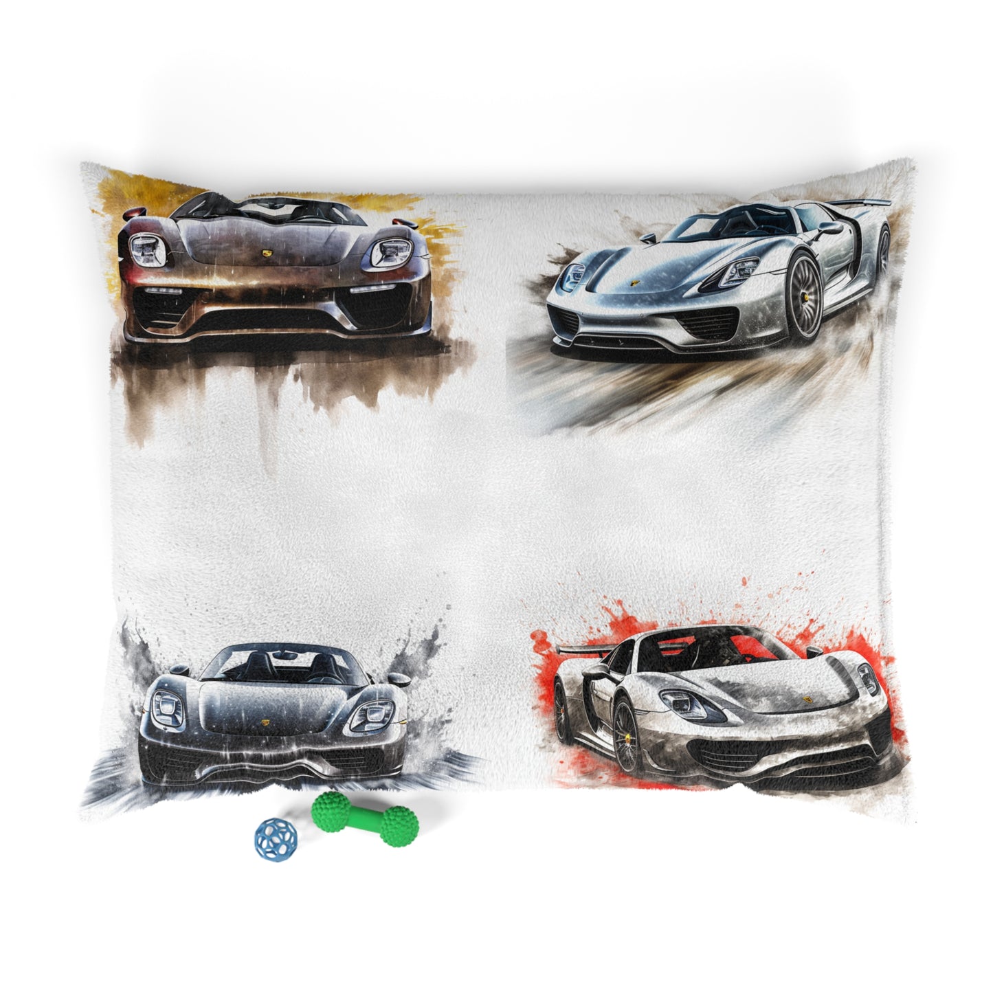 Pet Bed 918 Spyder white background driving fast with water splashing 5