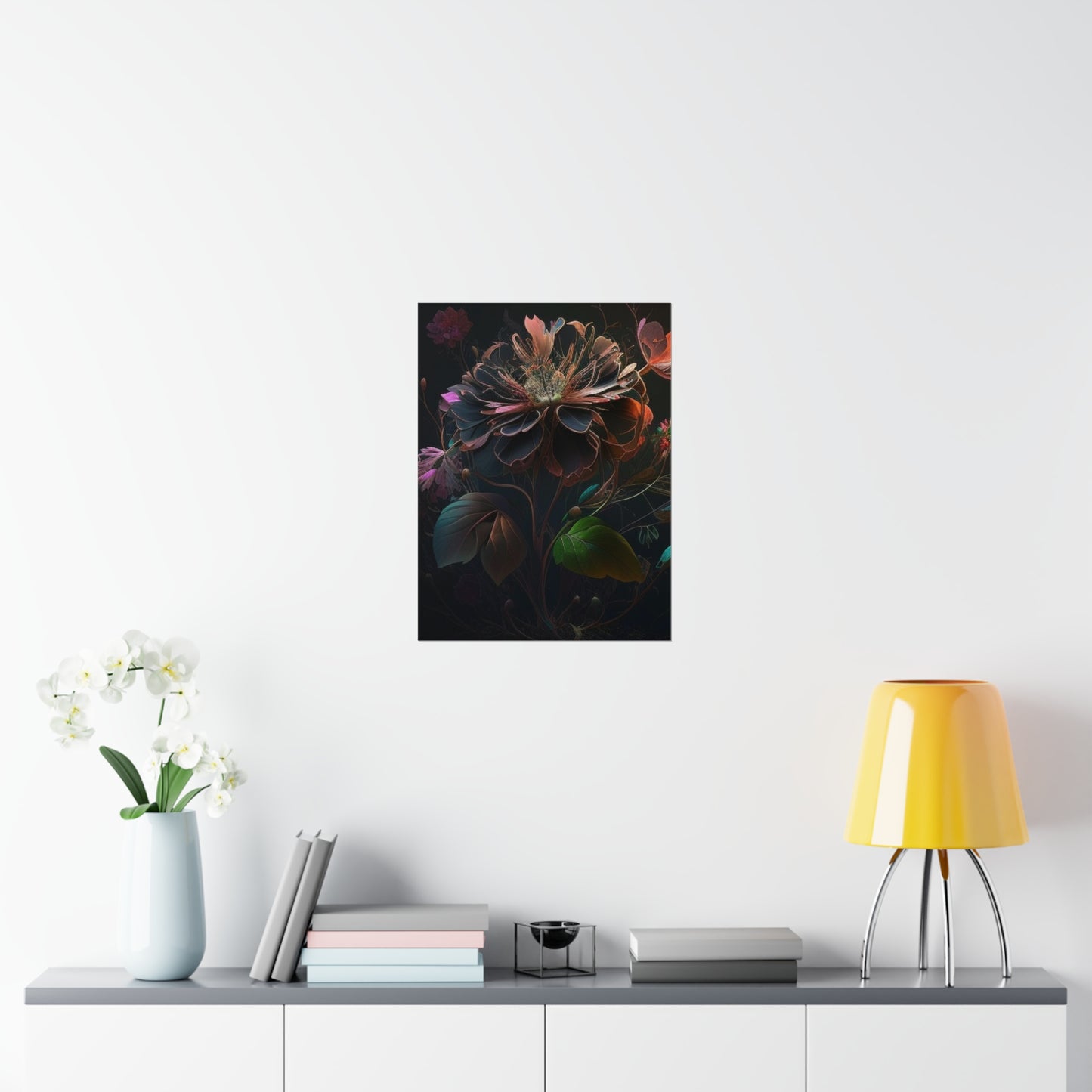 Premium Matte Vertical Posters Flower Arangment 2