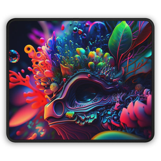Gaming Mouse Pad  Florescent Skull Death 2