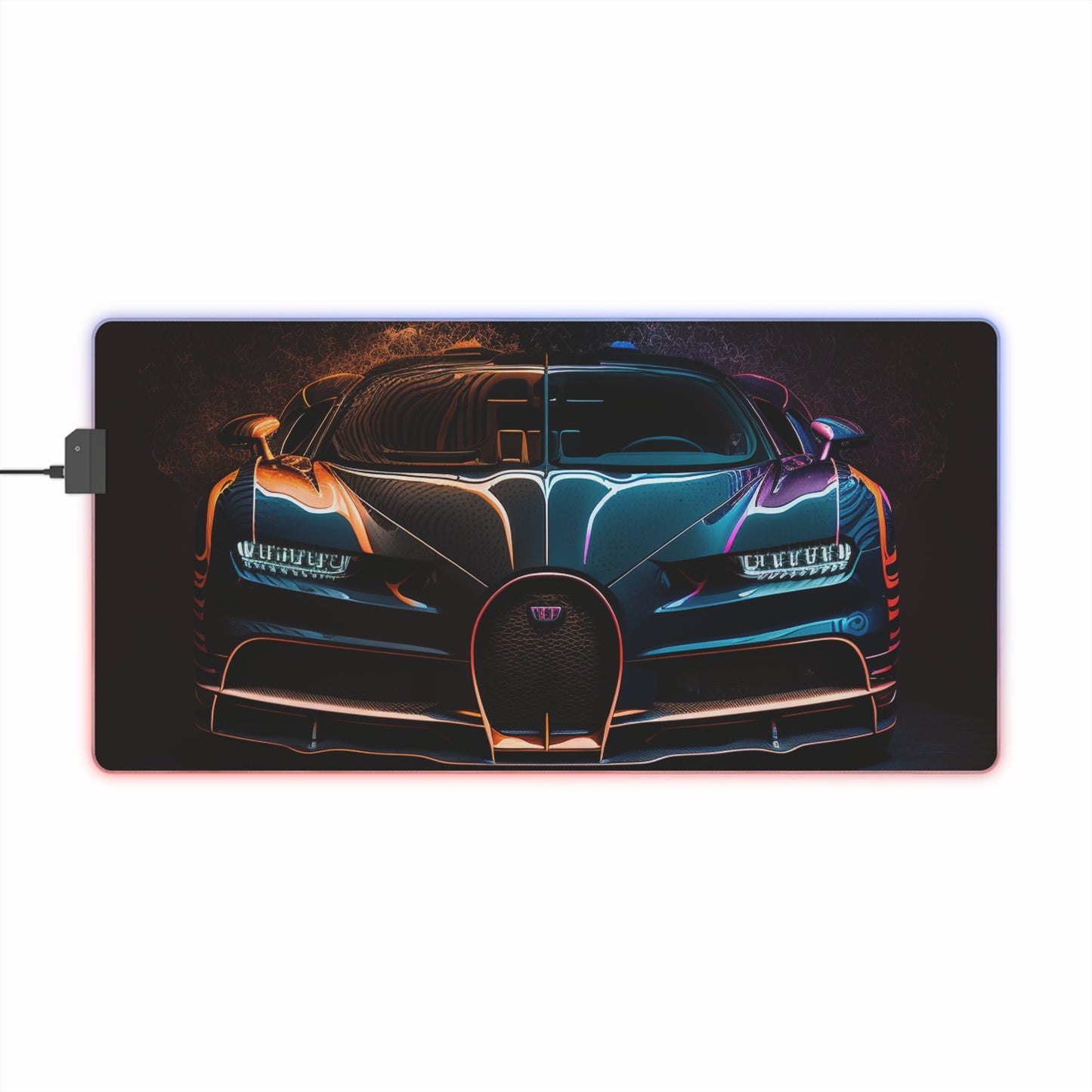 LED Gaming Mouse Pad Bugatti Chiron Super 3