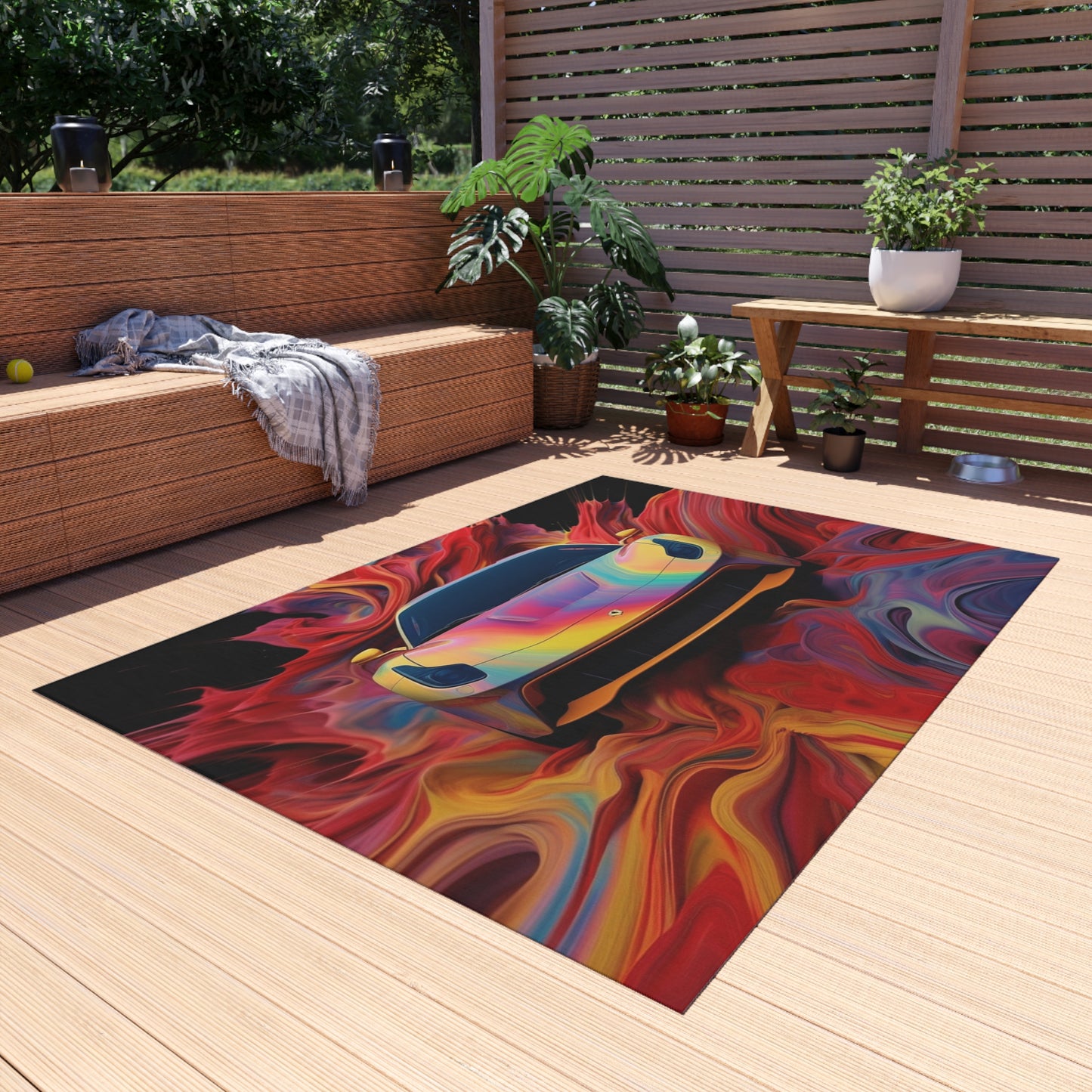 Outdoor Rug  Ferrari Water Fusion 1