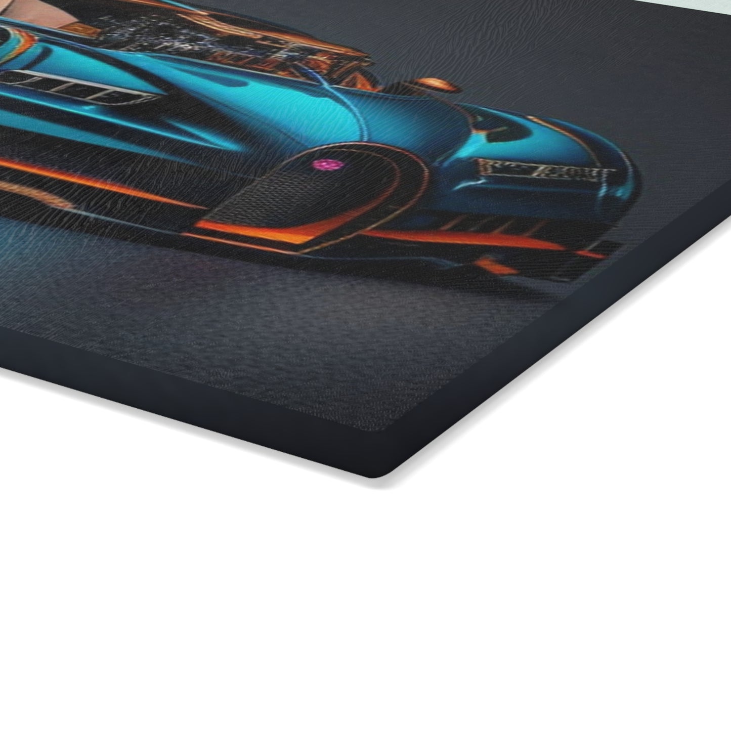 Glass Cutting Board Bugatti Blue 4