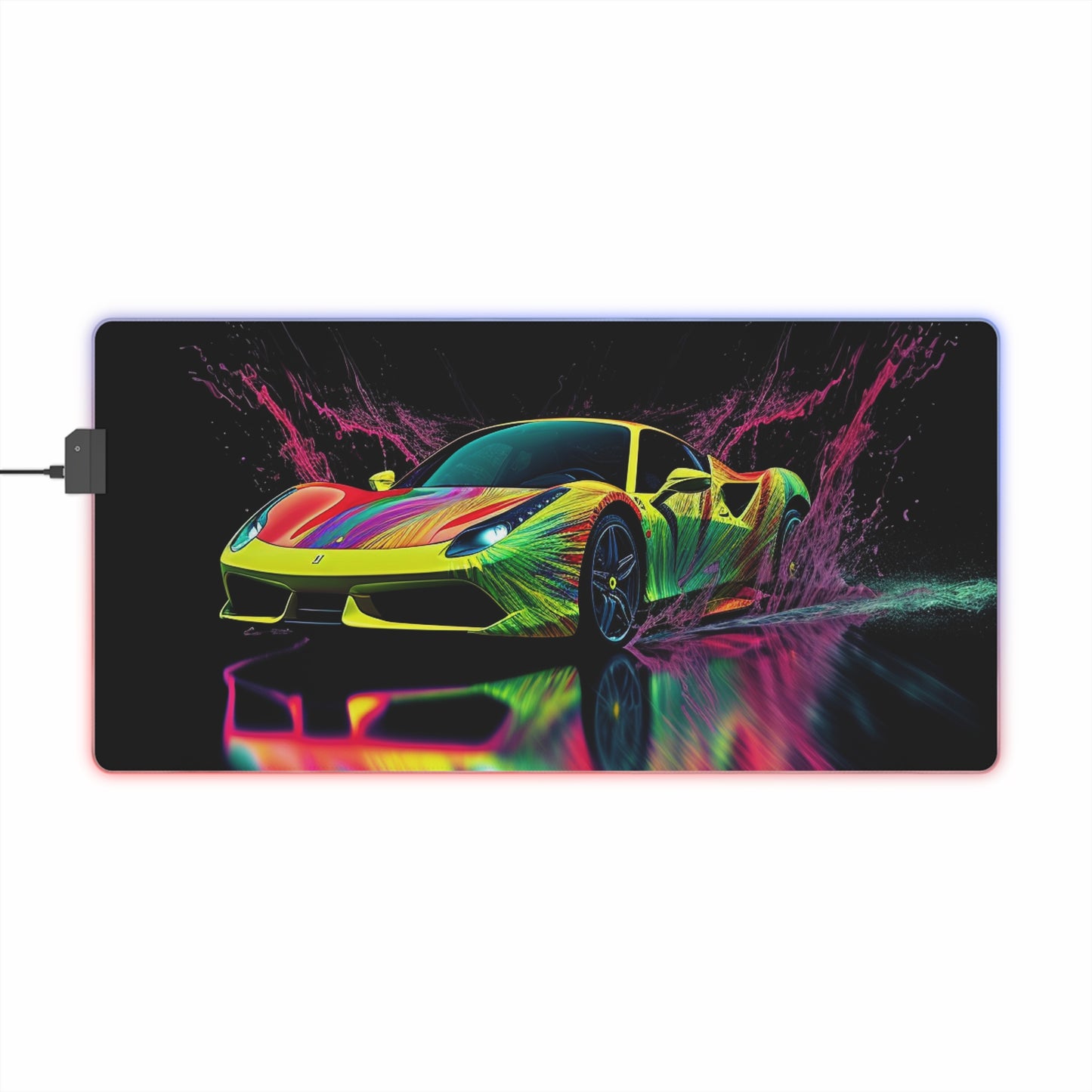 LED Gaming Mouse Pad Ferrari Fusion Water 2