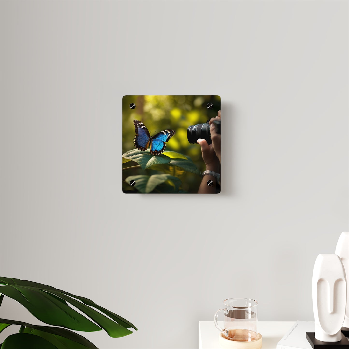 Acrylic Wall Art Panels Jungle Butterfly 3