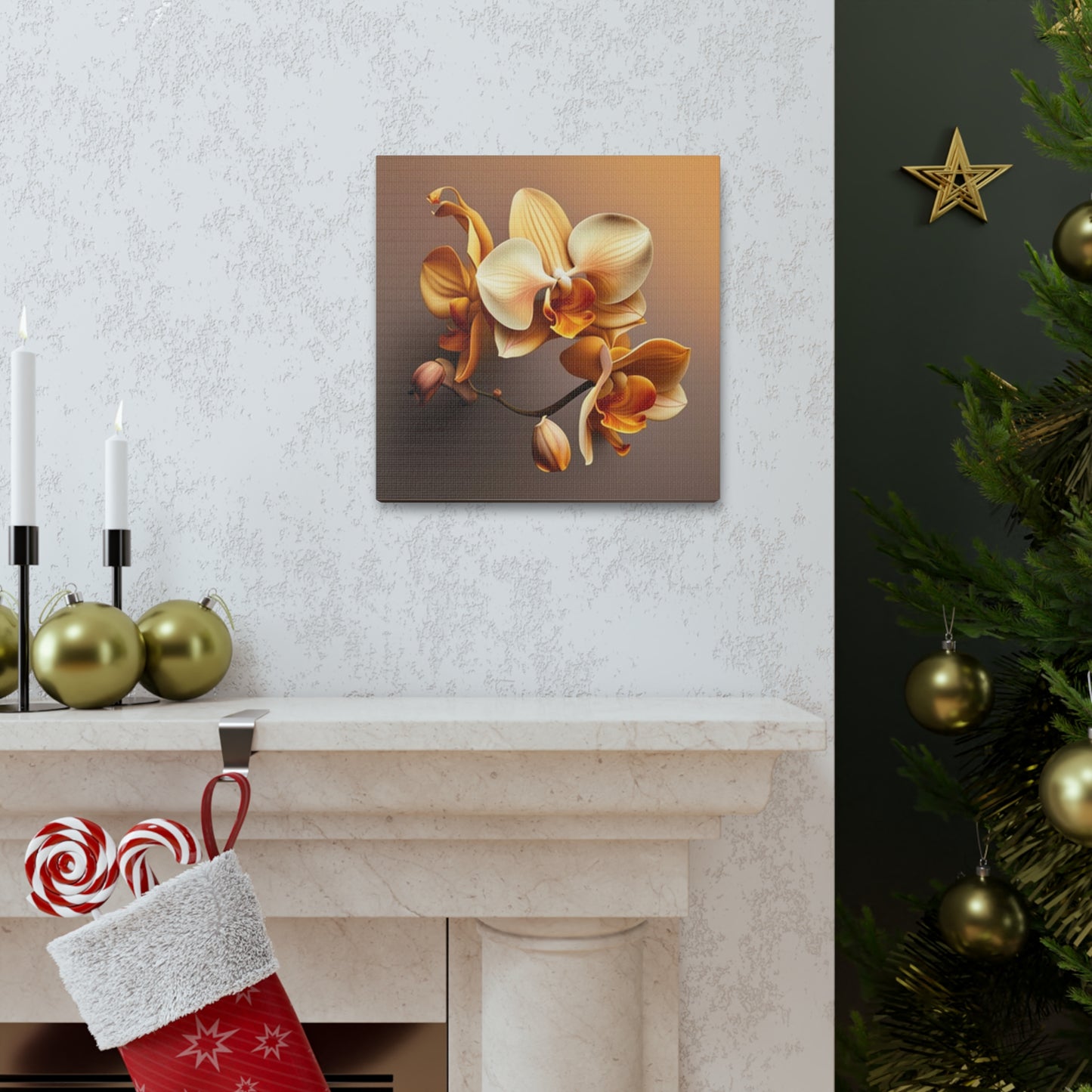Canvas Gallery Wraps orchid pedals 2