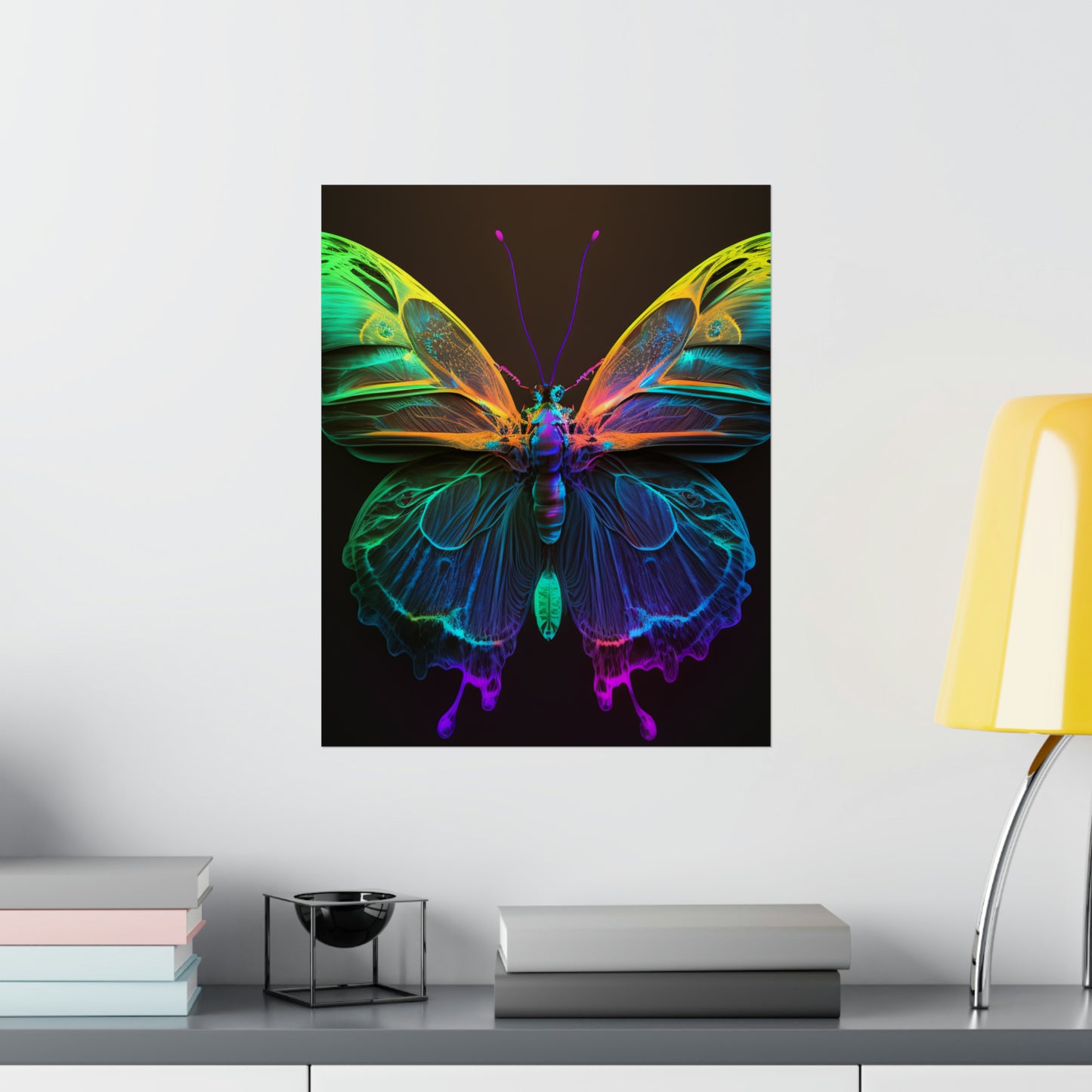 Premium Matte Vertical Posters Raw Hyper Color Butterfly 3