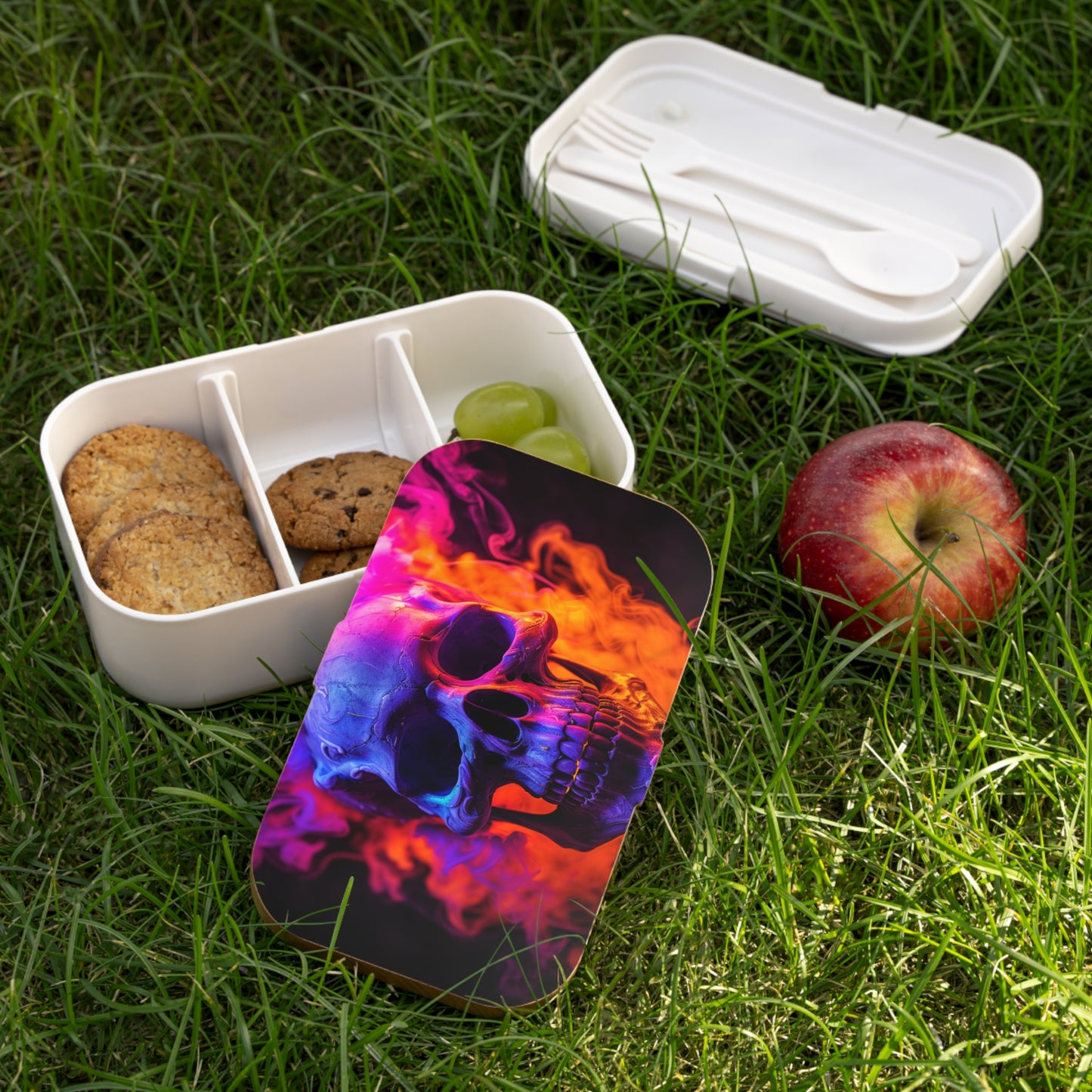 Bento Lunch Box Macro Skull 4