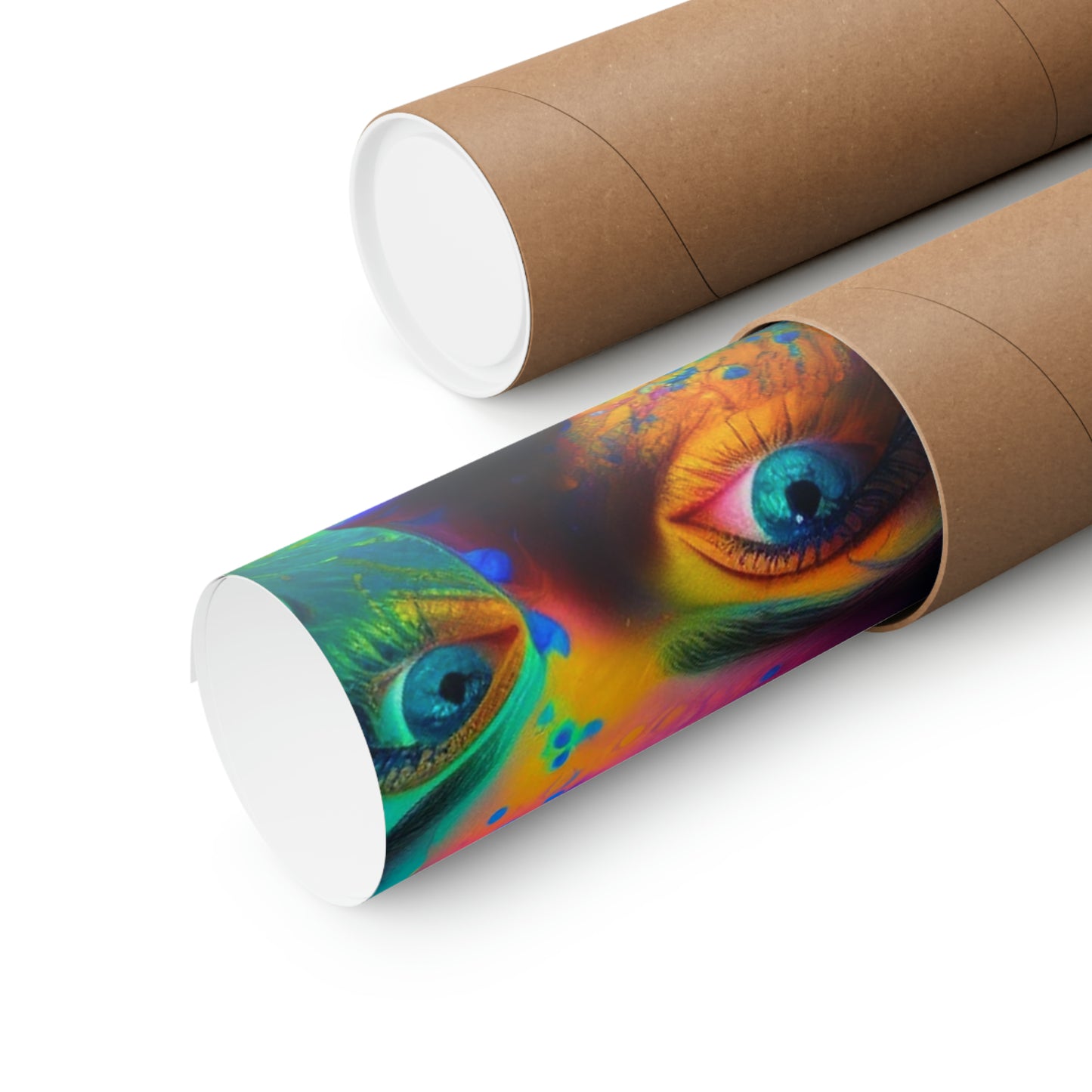 Premium Matte Vertical Posters Florescent Glow 3