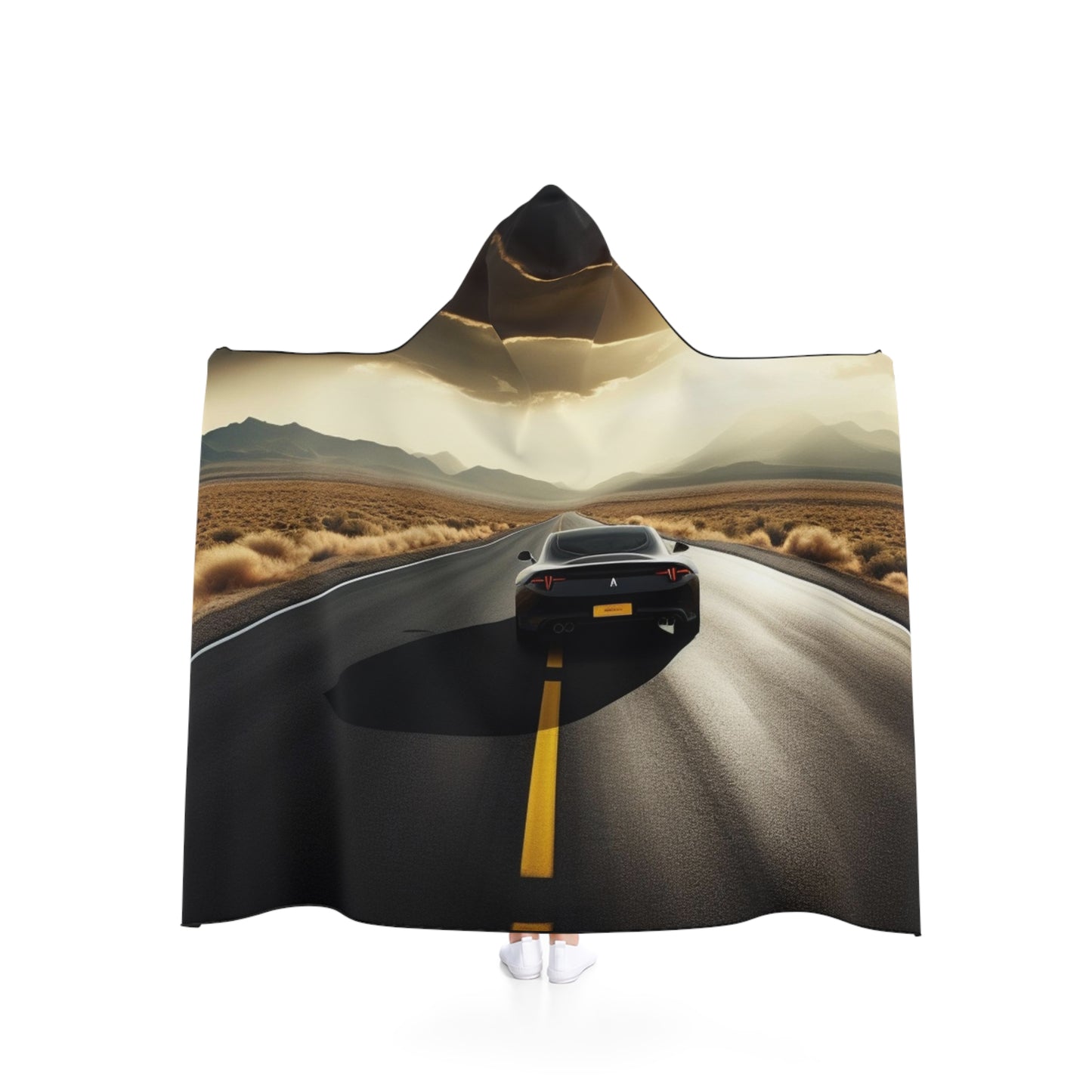 Hooded Blanket Ferrari Road 1