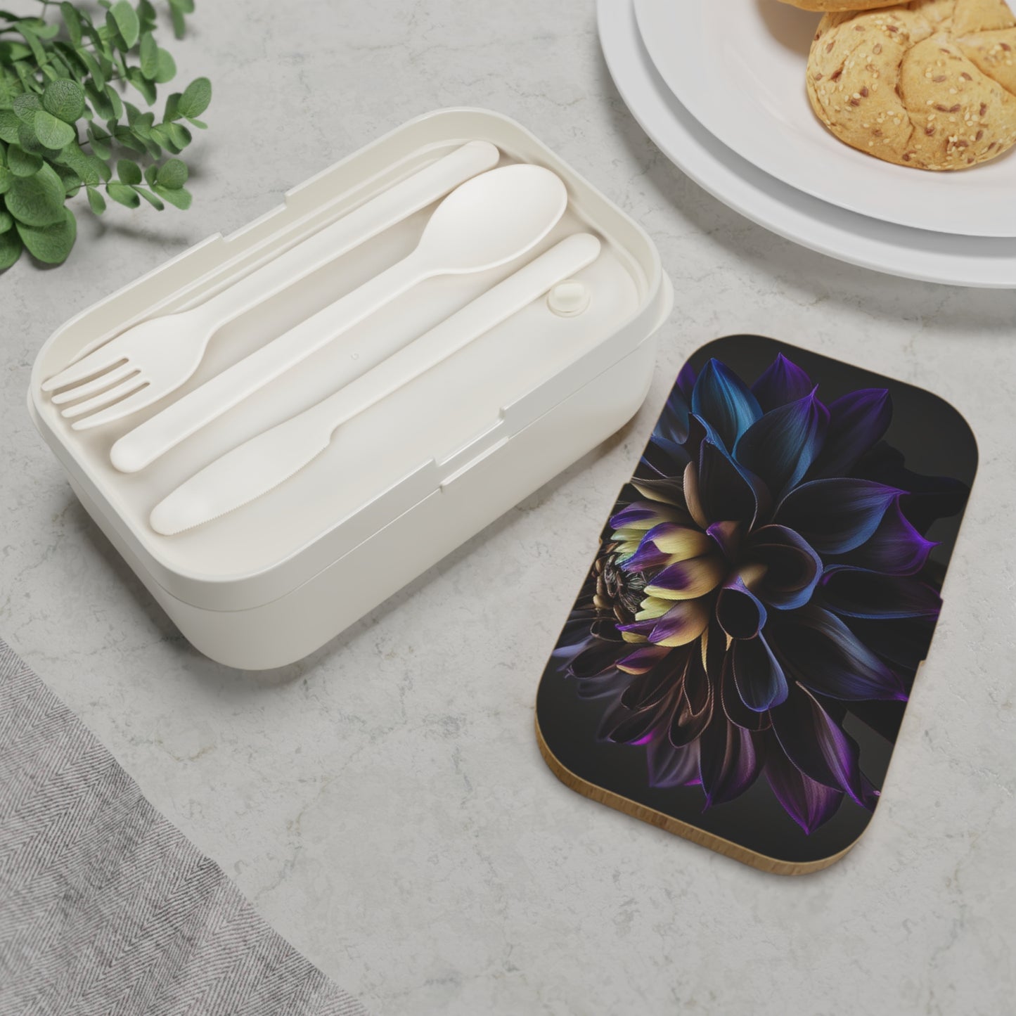 Bento Lunch Box Dahlia Purple 1