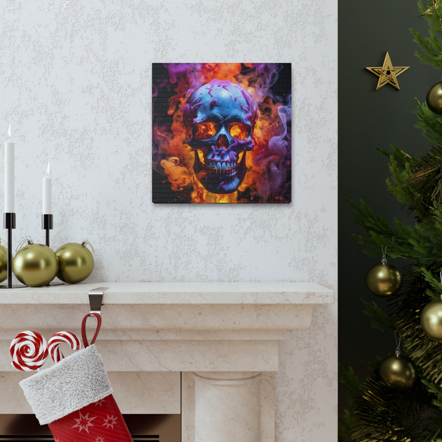 Canvas Gallery Wraps Macro Skull 3