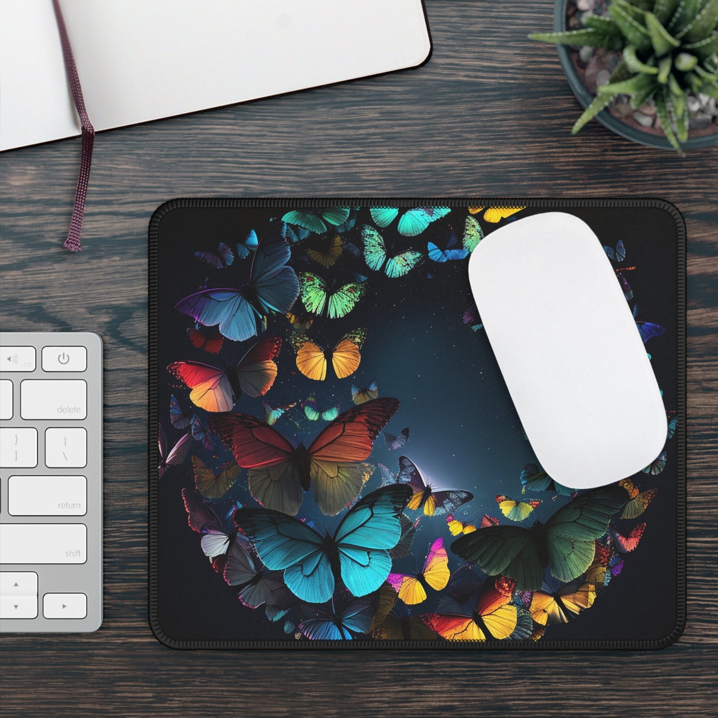 Gaming Mouse Pad  Moon Butterfly 3