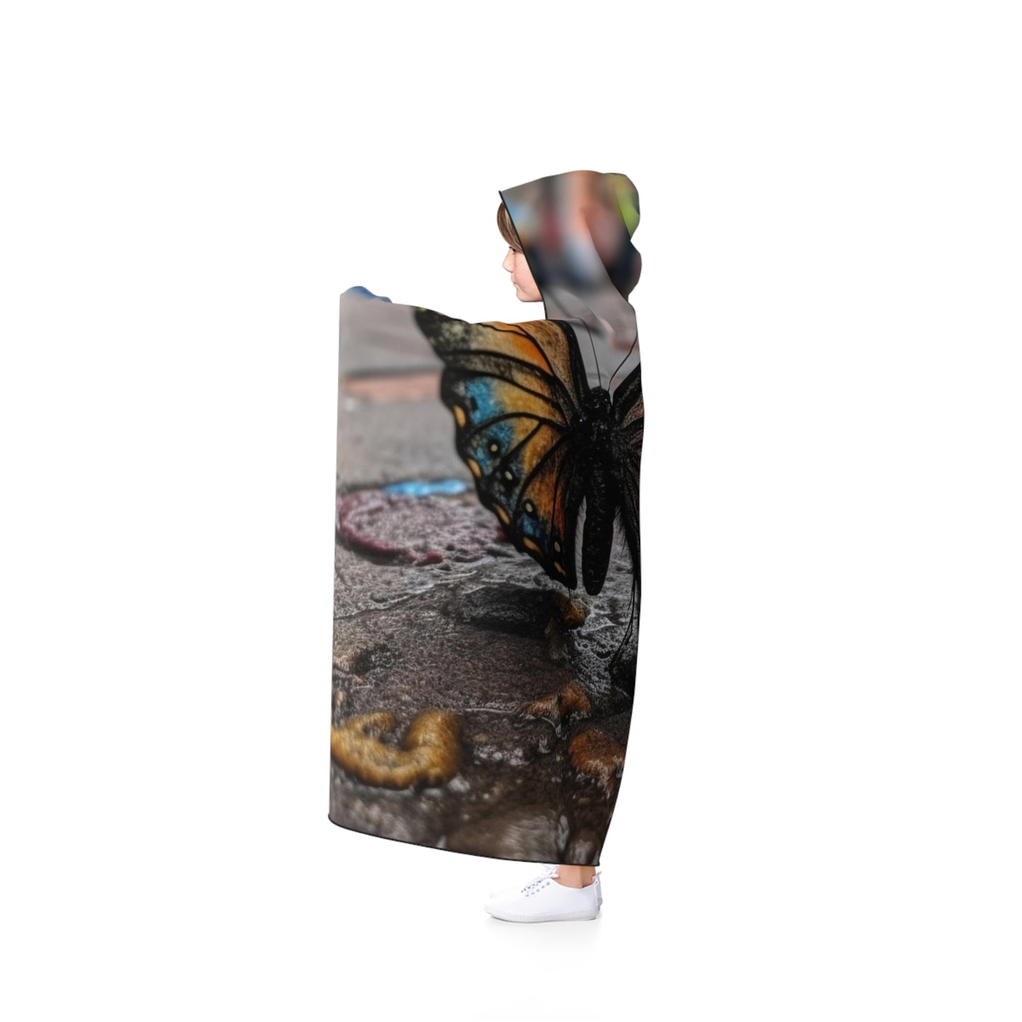 Hooded Blanket Water Butterfly Street 4