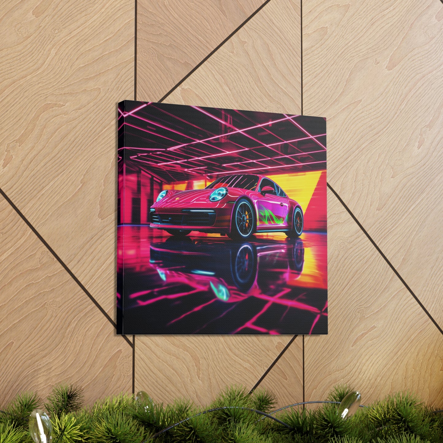 Canvas Gallery Wraps Macro Porsche 3